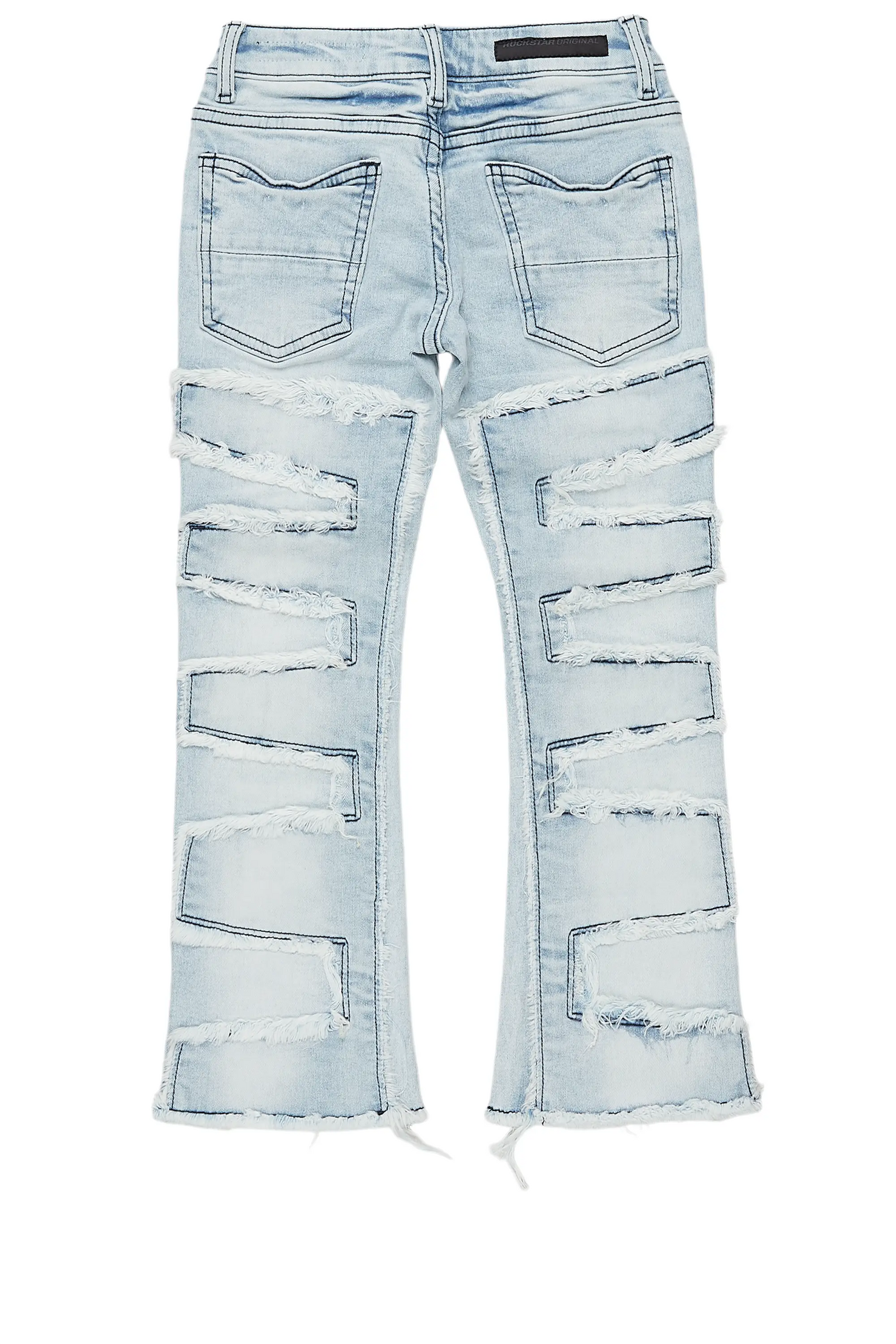 Boys Shake Blue Stacked Flare Jean