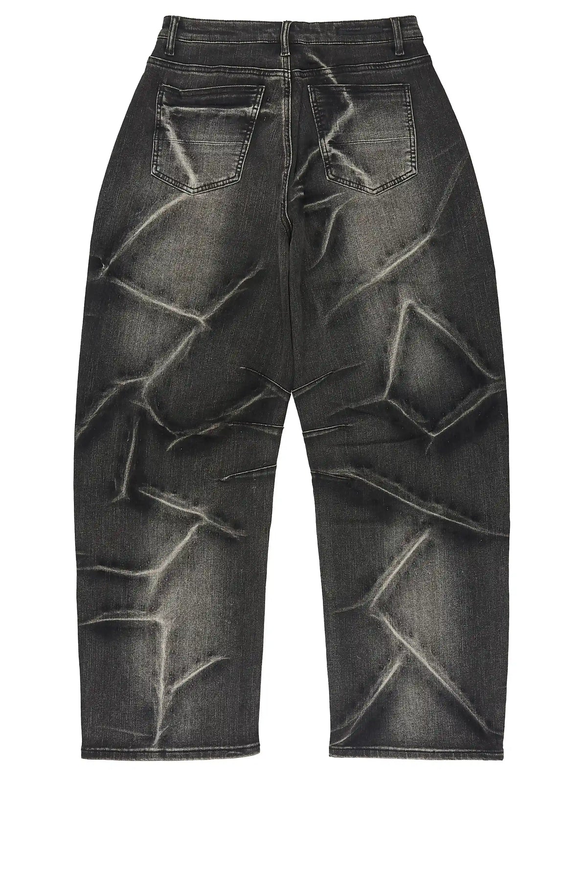 Boys Fin Black Barrel Fit Jean