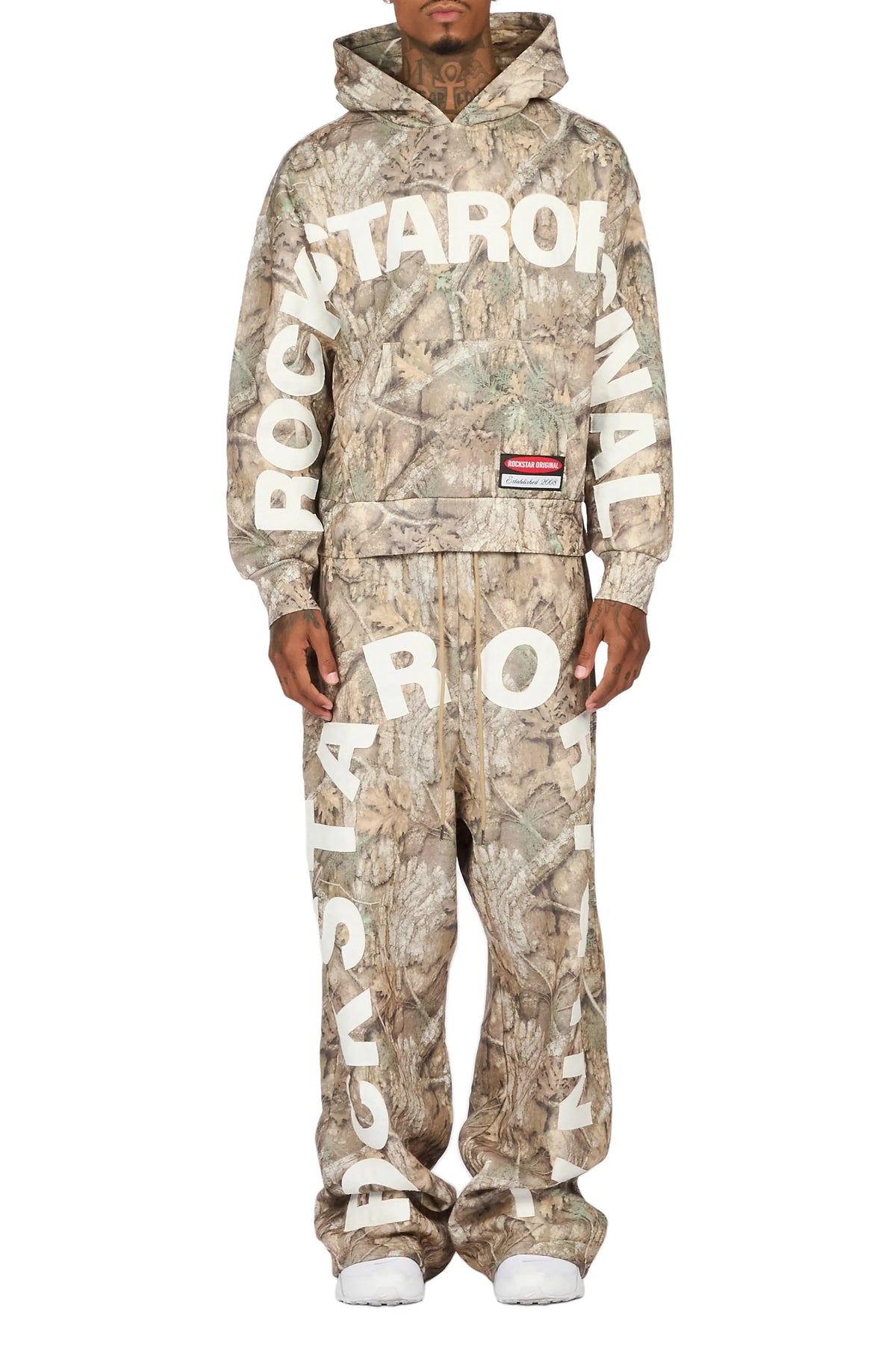Kirin Tree Camo Hoodie/Baggy Pant Track Set