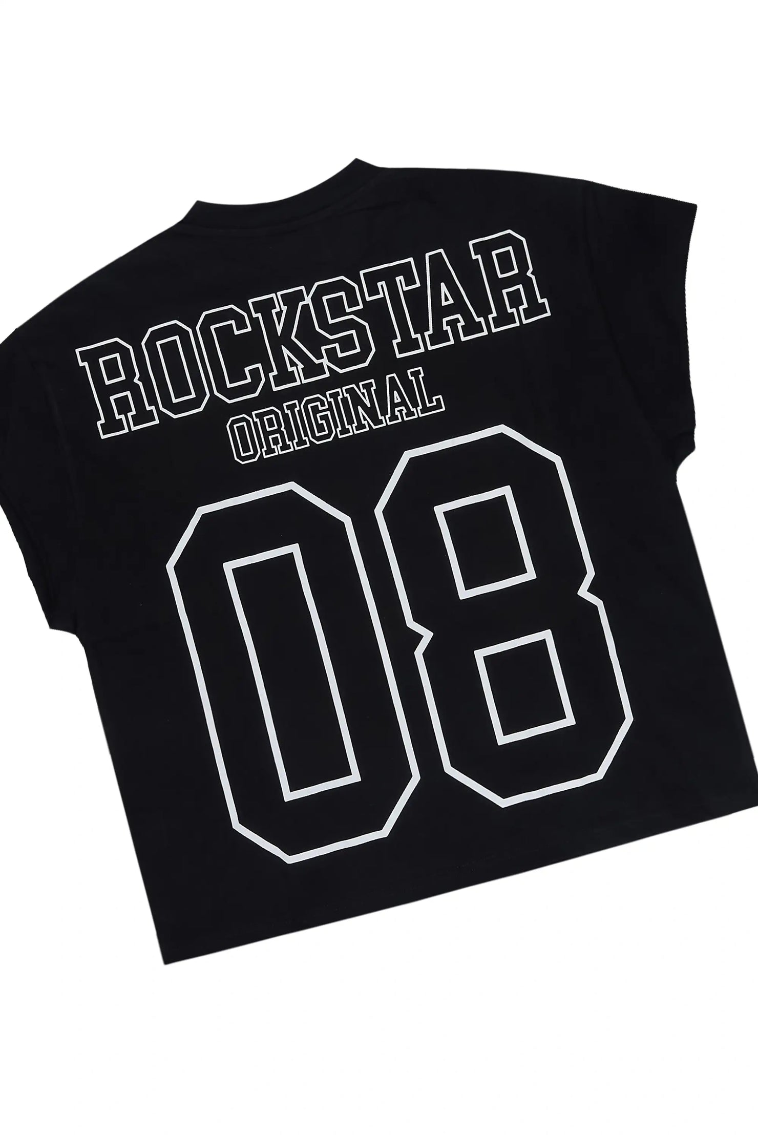 Lusent Black Muscle Tee/Jort Set