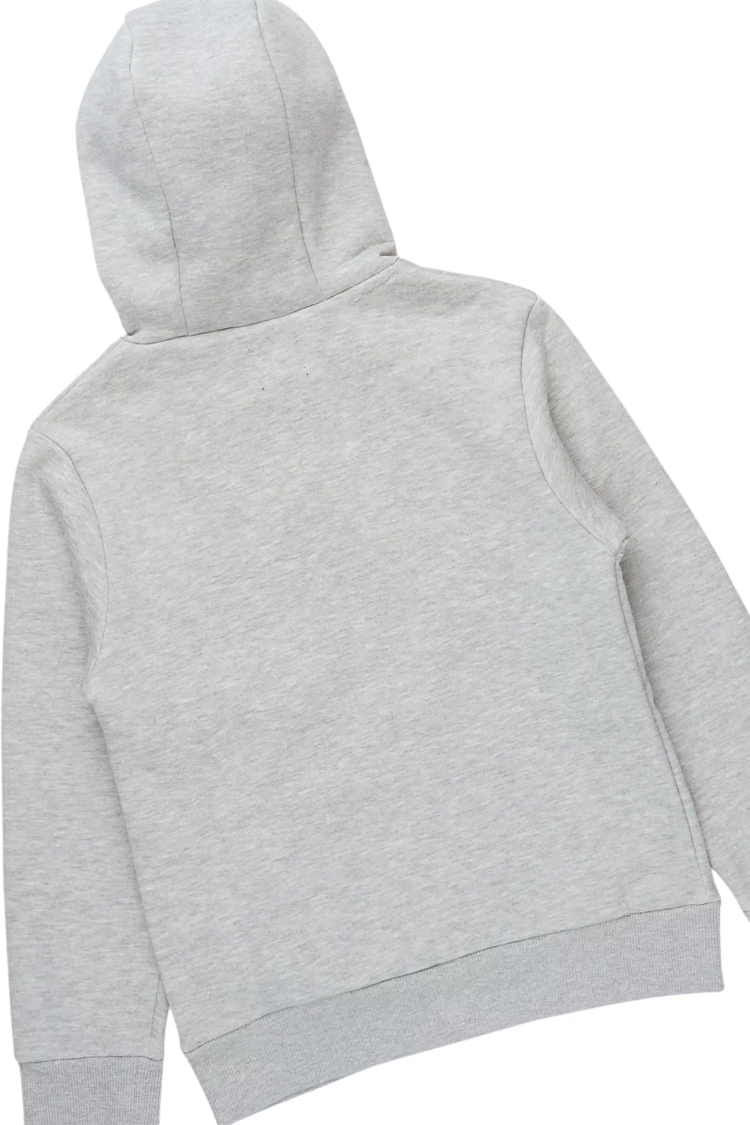 Boys Sana Heather Grey Hoodie/Stacked Flare Jean Set
