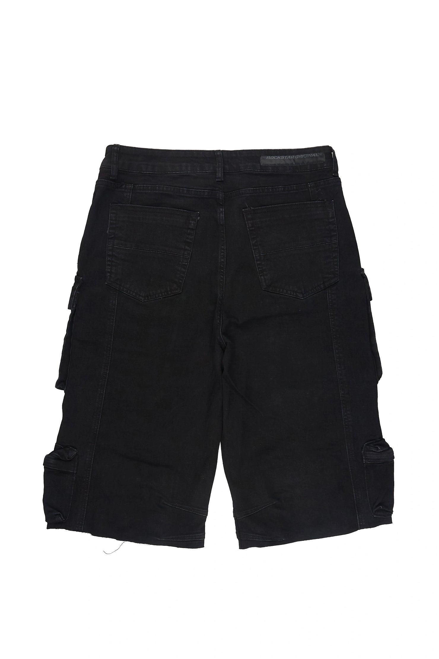 Mahesh Black Cargo Jort