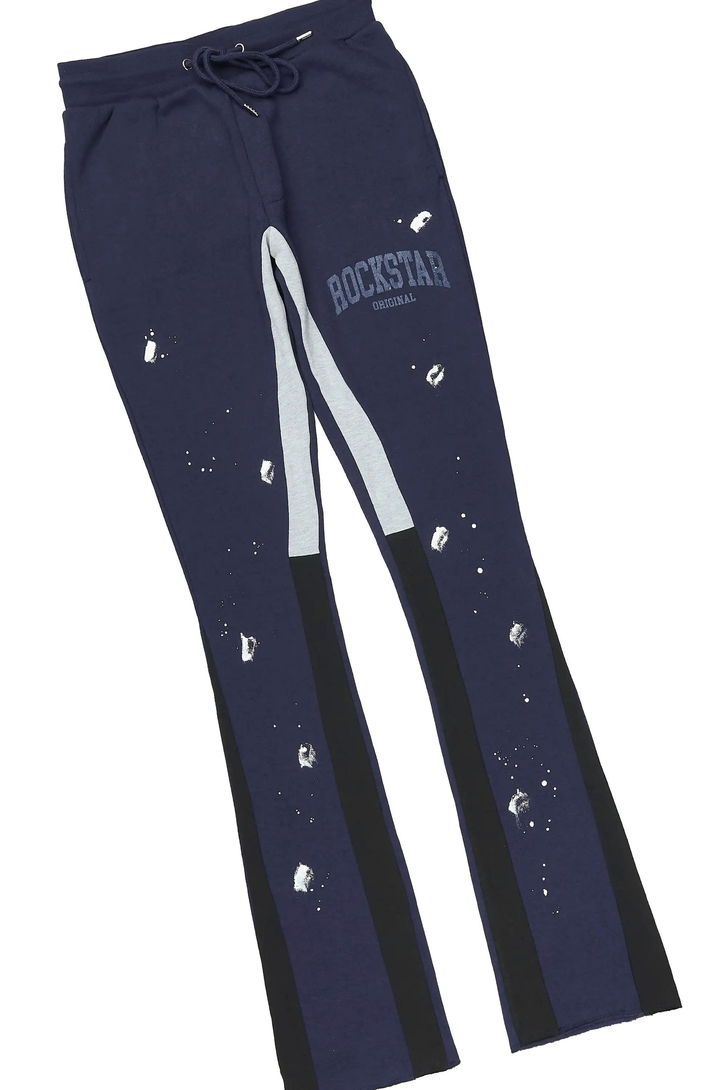 Dyre White/Navy T-Shirt/Relaxed Track Set