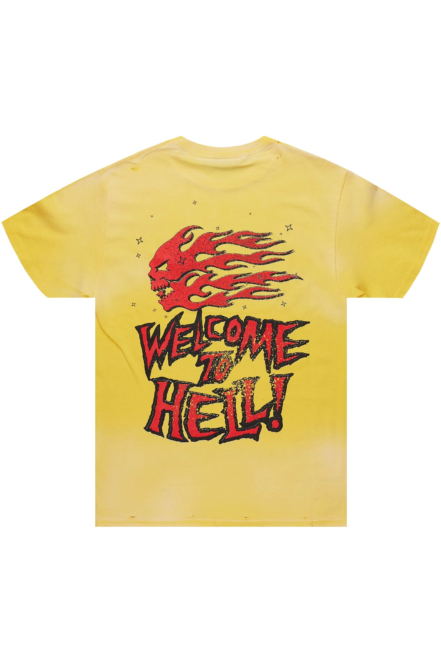 Gaston Yellow Graphic T-Shirt