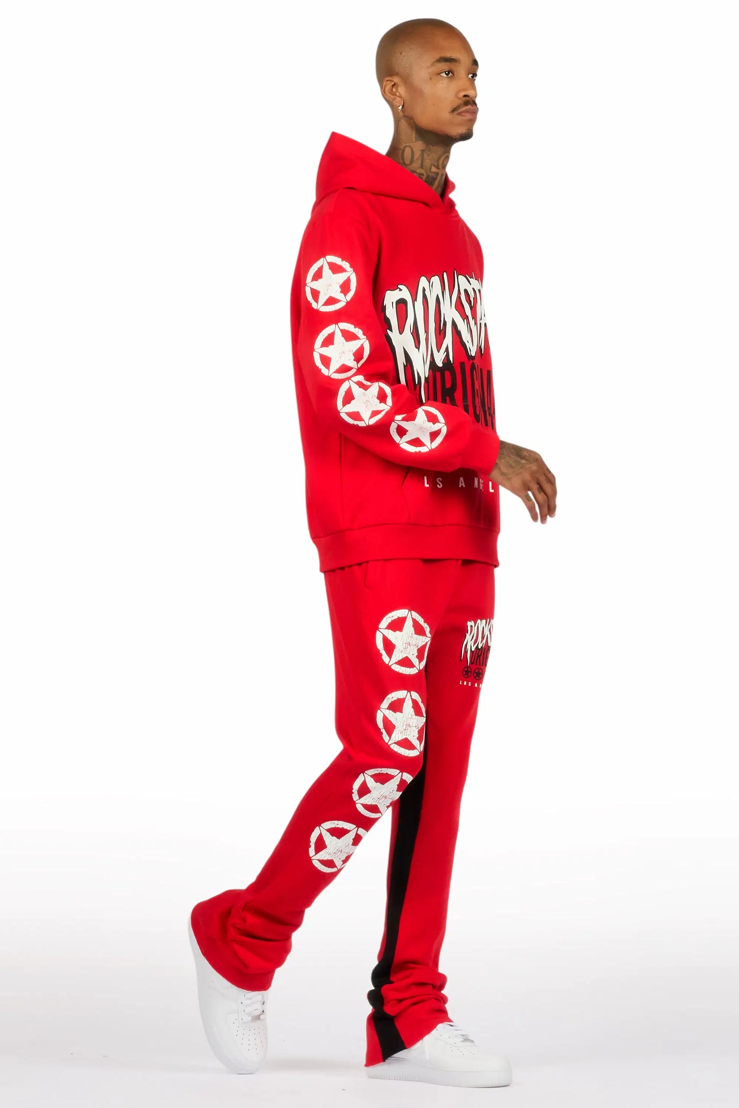 Wizzurd Red Stacked Track Set