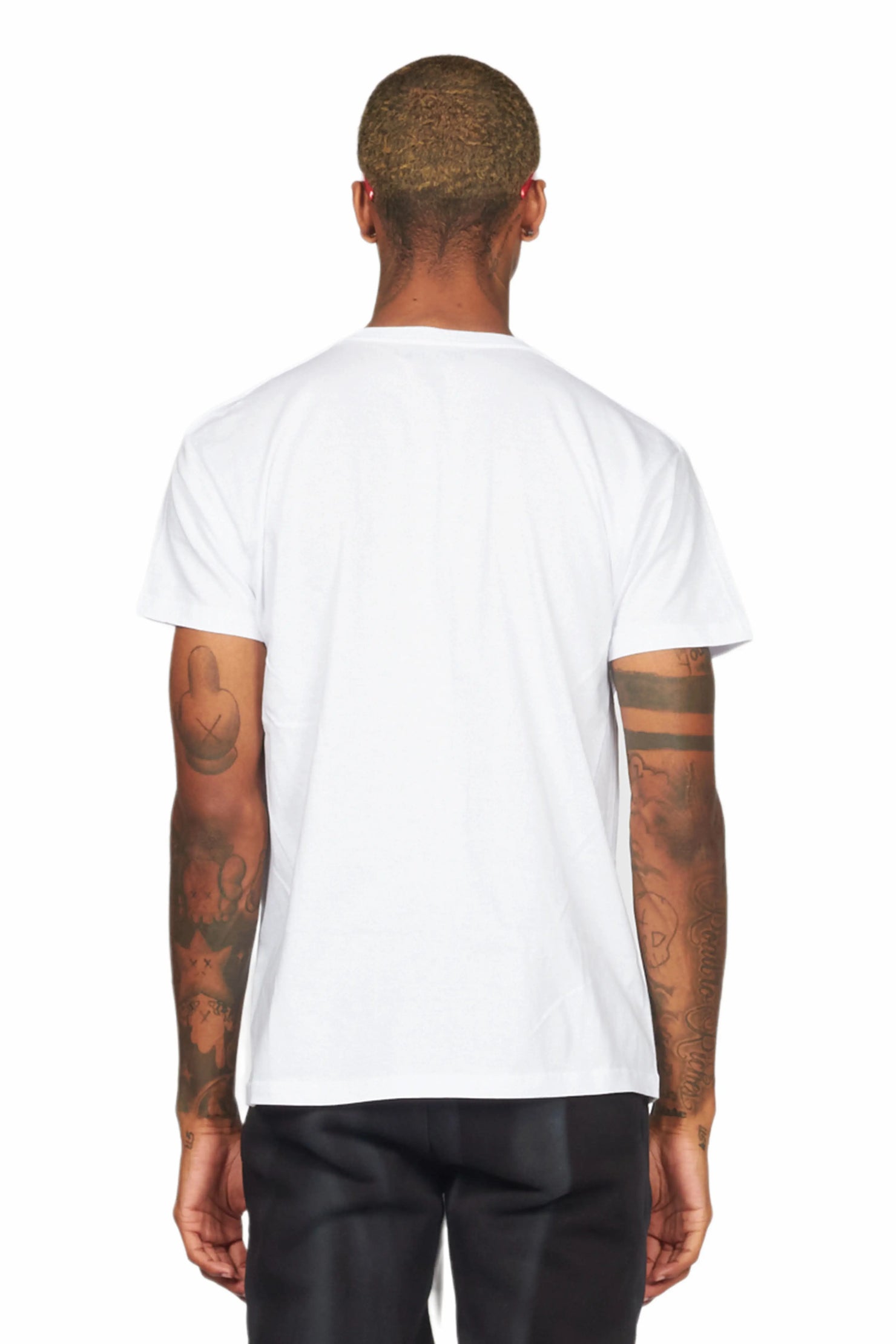 Hard Life White/Black Graphic T-Shirt