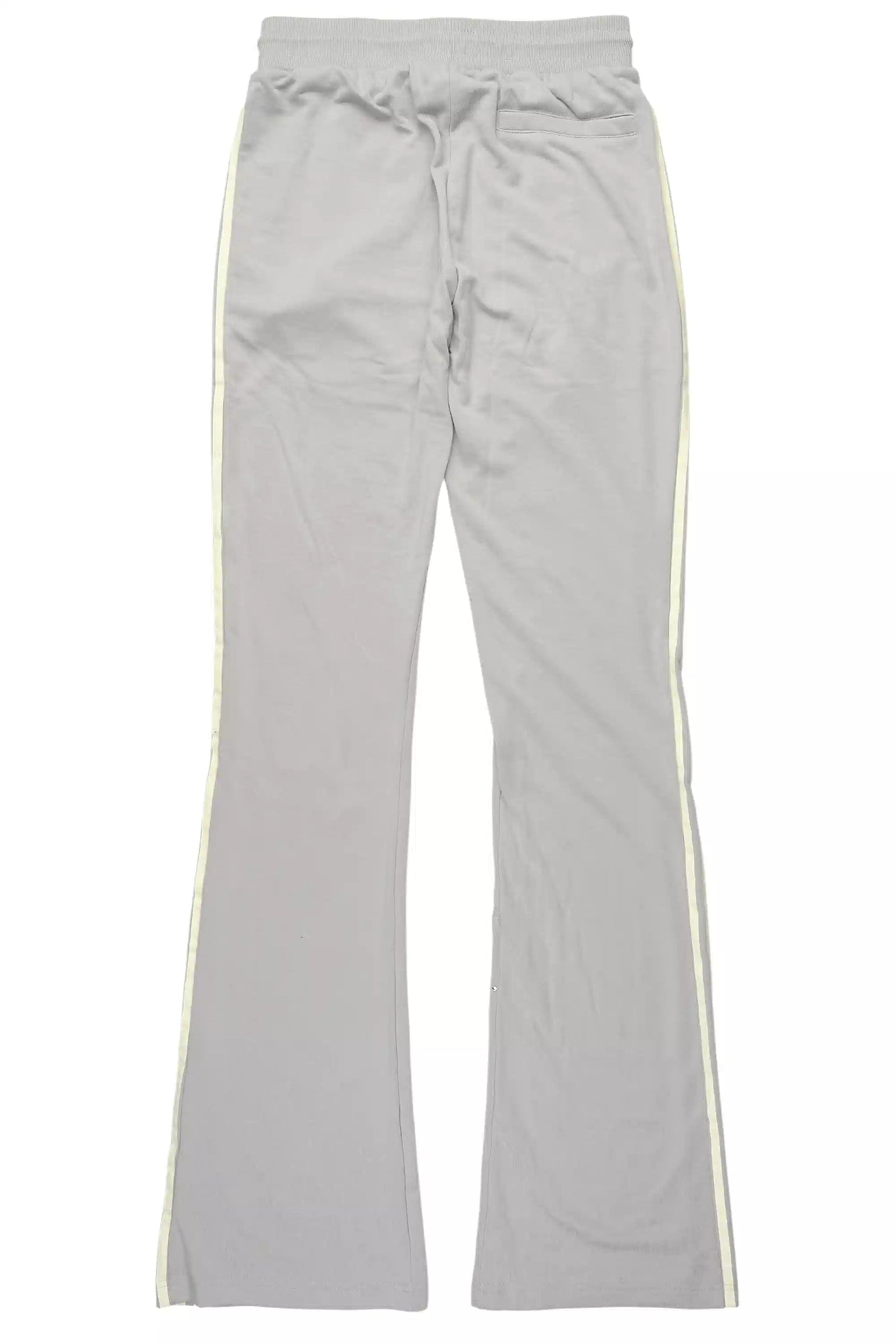 Yulian Grey Baggy Stacked Pant