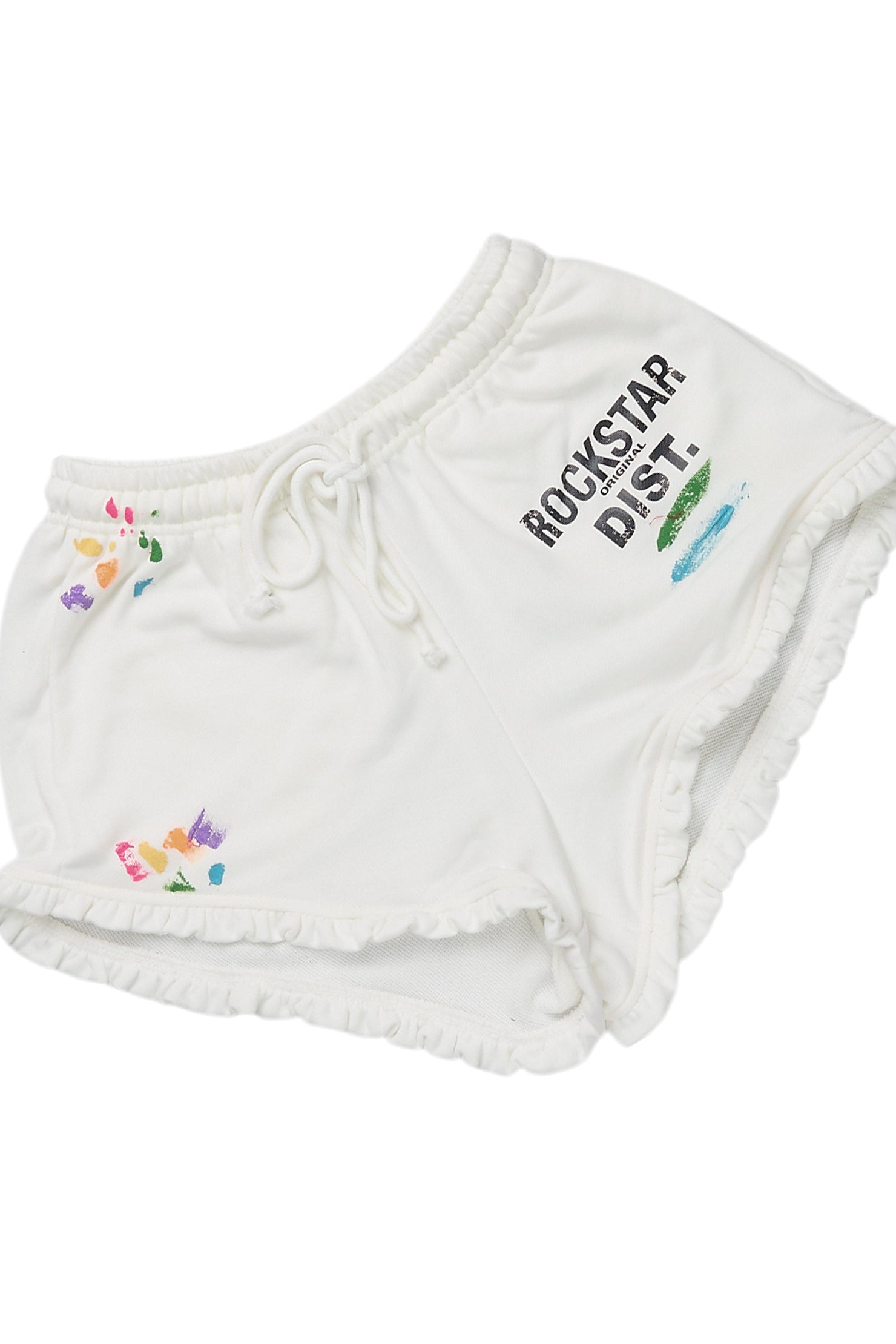 Jaimie Ivory Crop Short Set