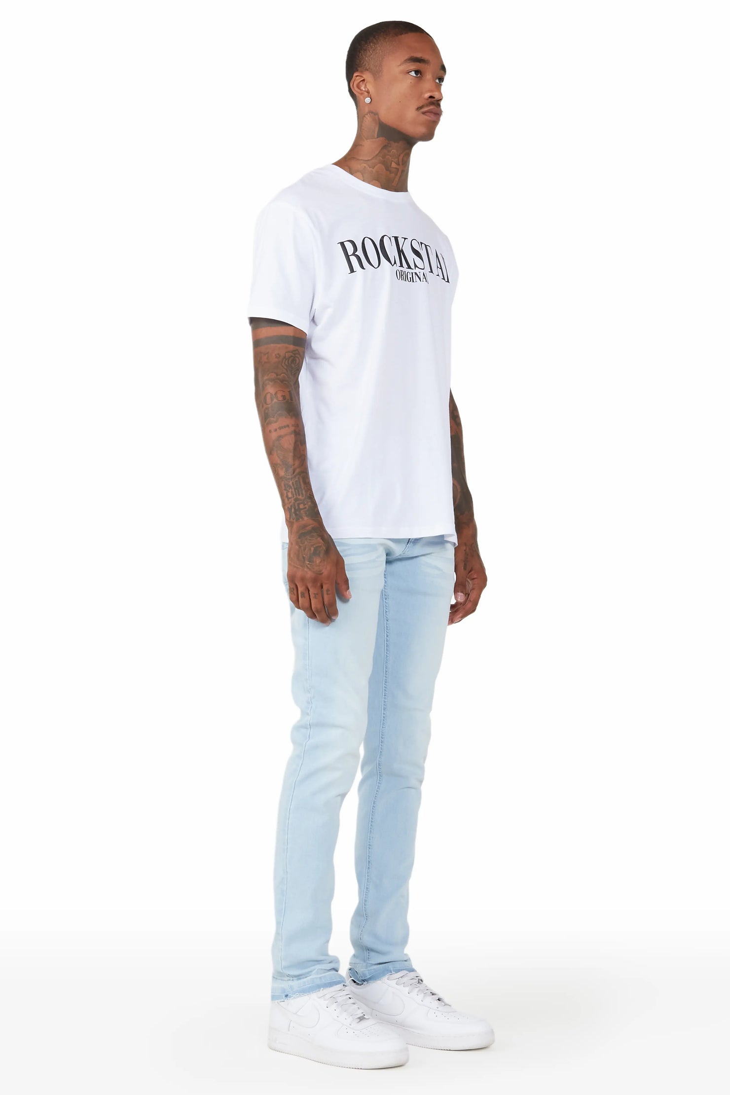 Jaecee Snow Ice Denim Jean