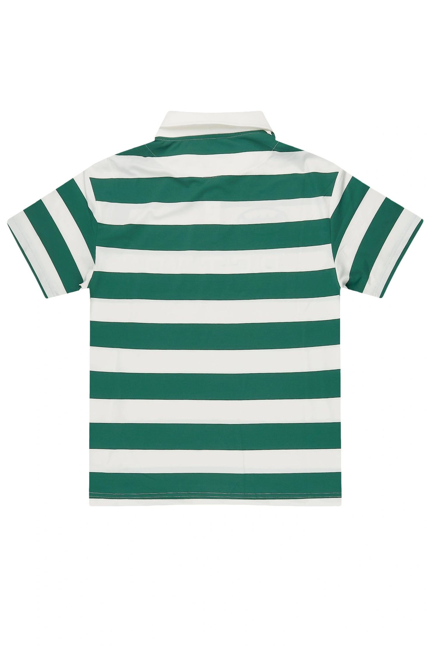 Boys Fintan Green/Cream Polo