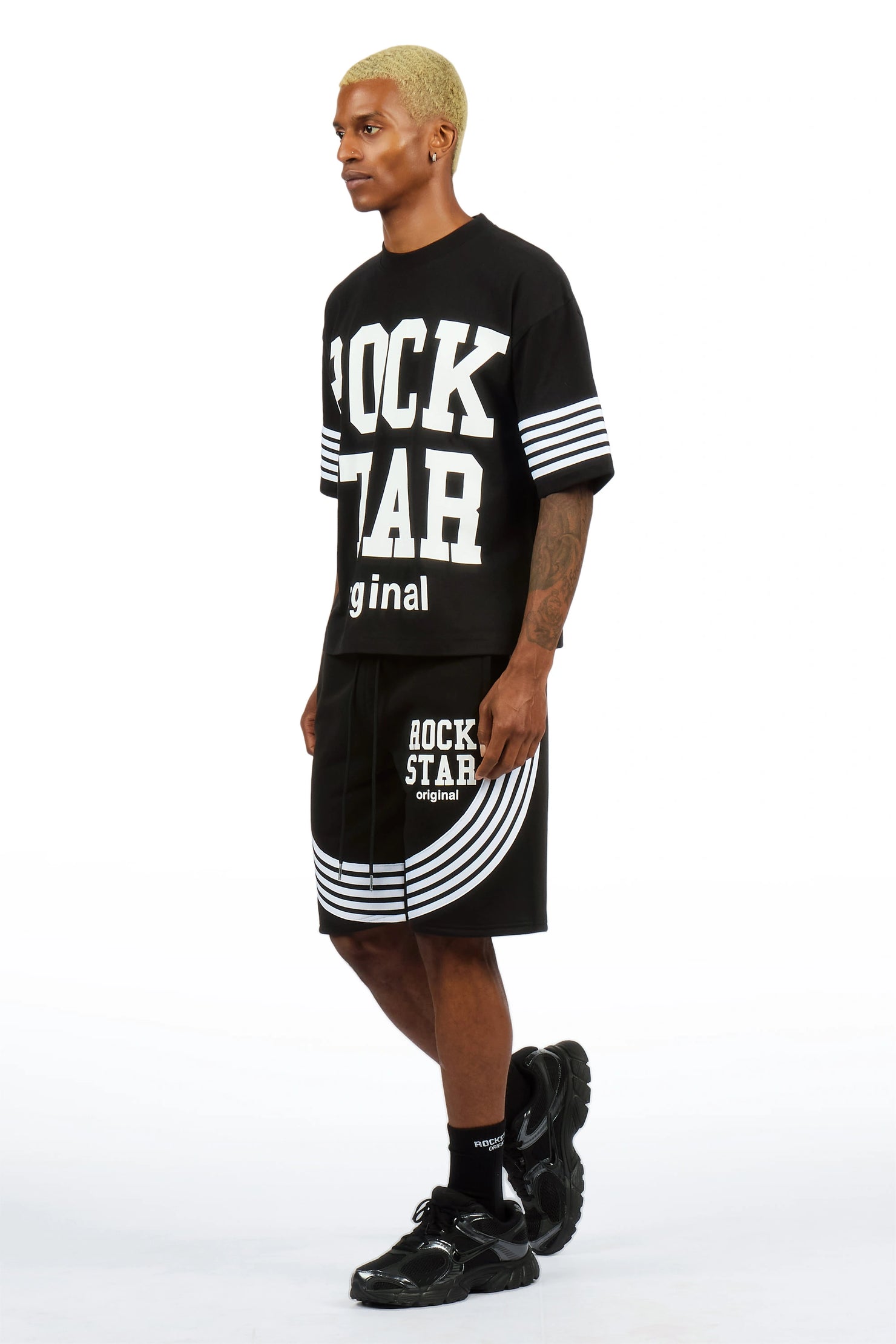 Rulik Black T-Shirt/Short Set