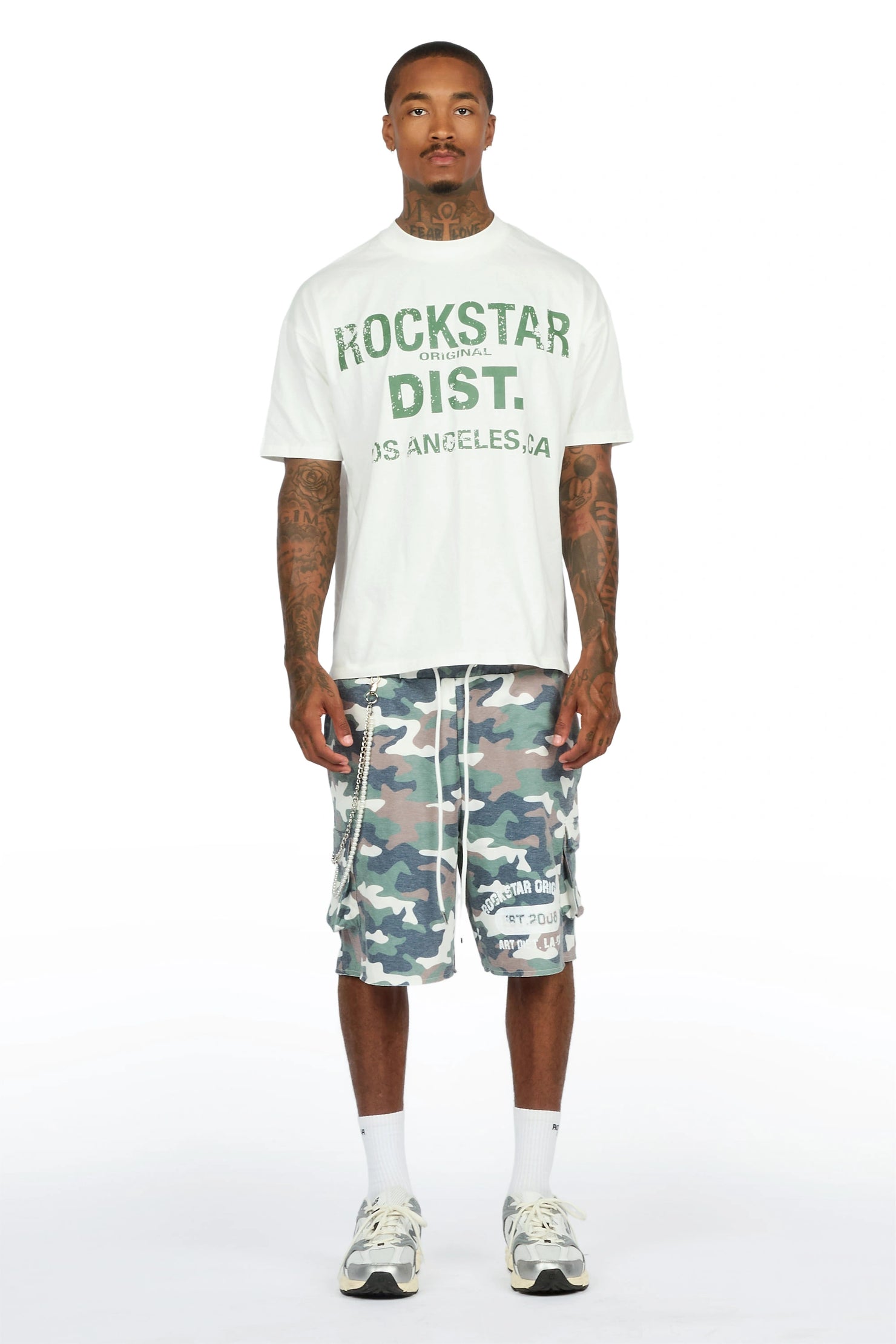 Alexander Camo T-Shirt Double Waisted Jort Set