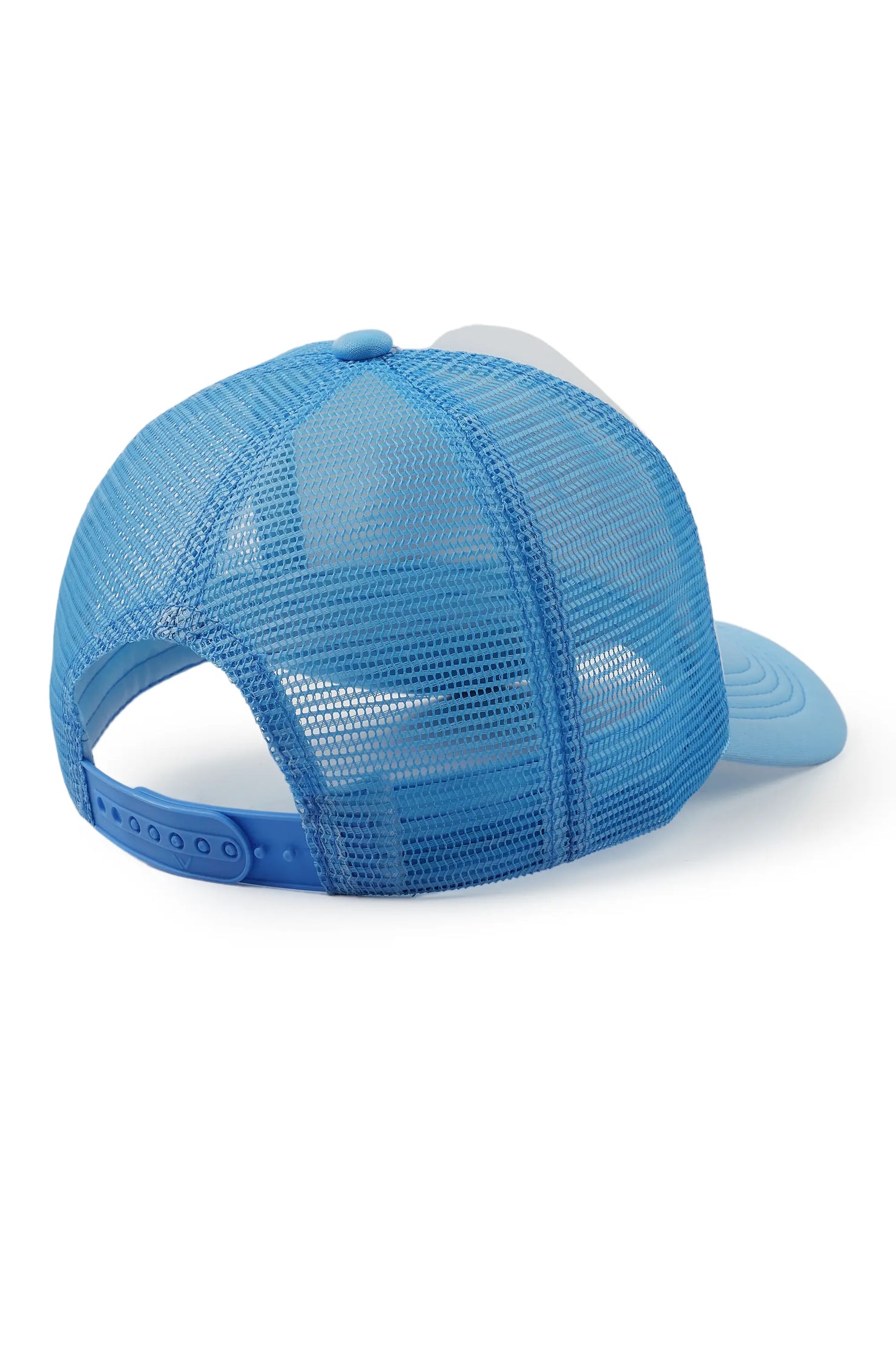 Geek Skull White/Blue Trucker Hat