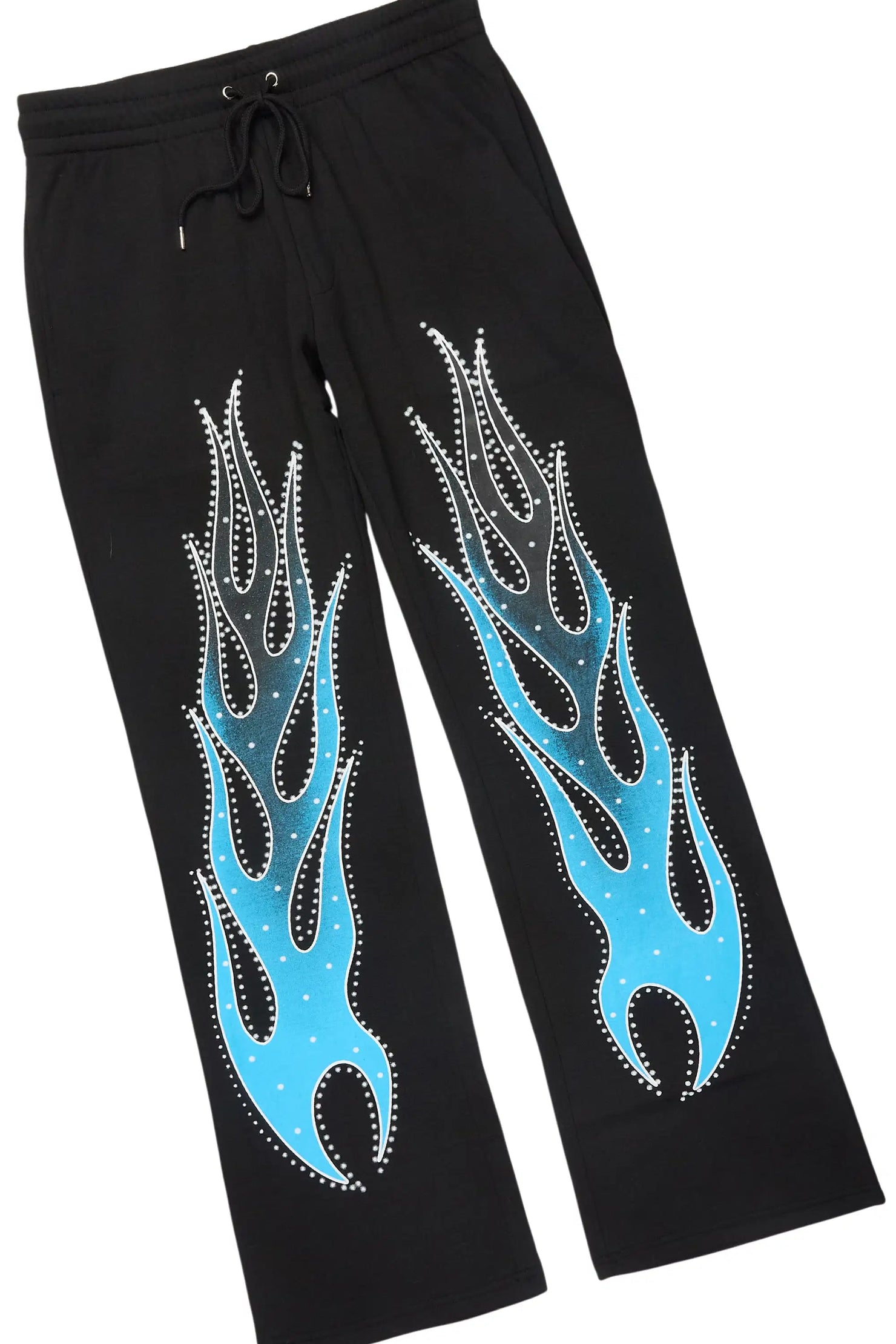 Glans Black Hoodie/Baggy Pant Track Set