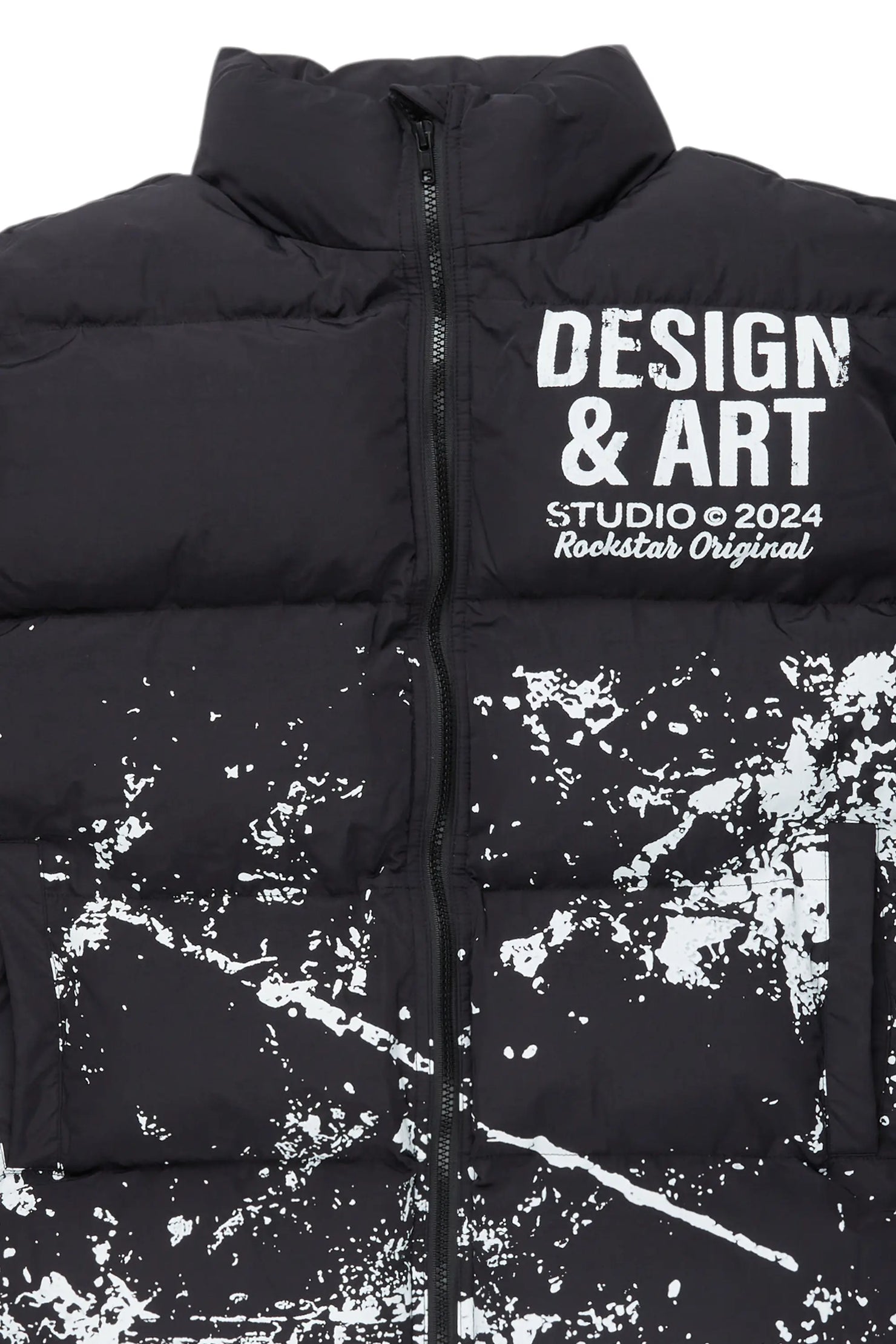 Lamanda Black Puffer Vest