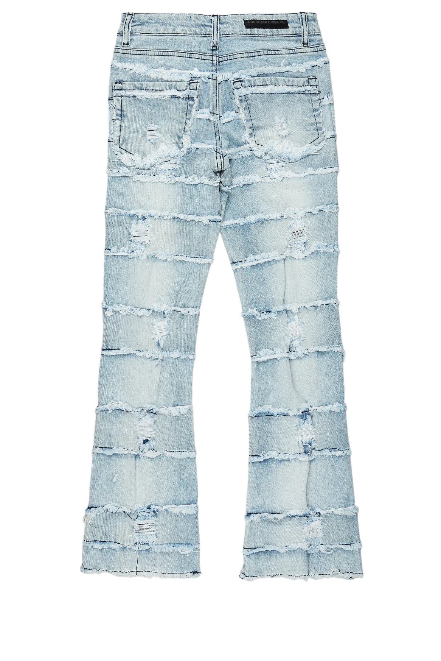 Boys Sten Blue Stacked Flare Jean