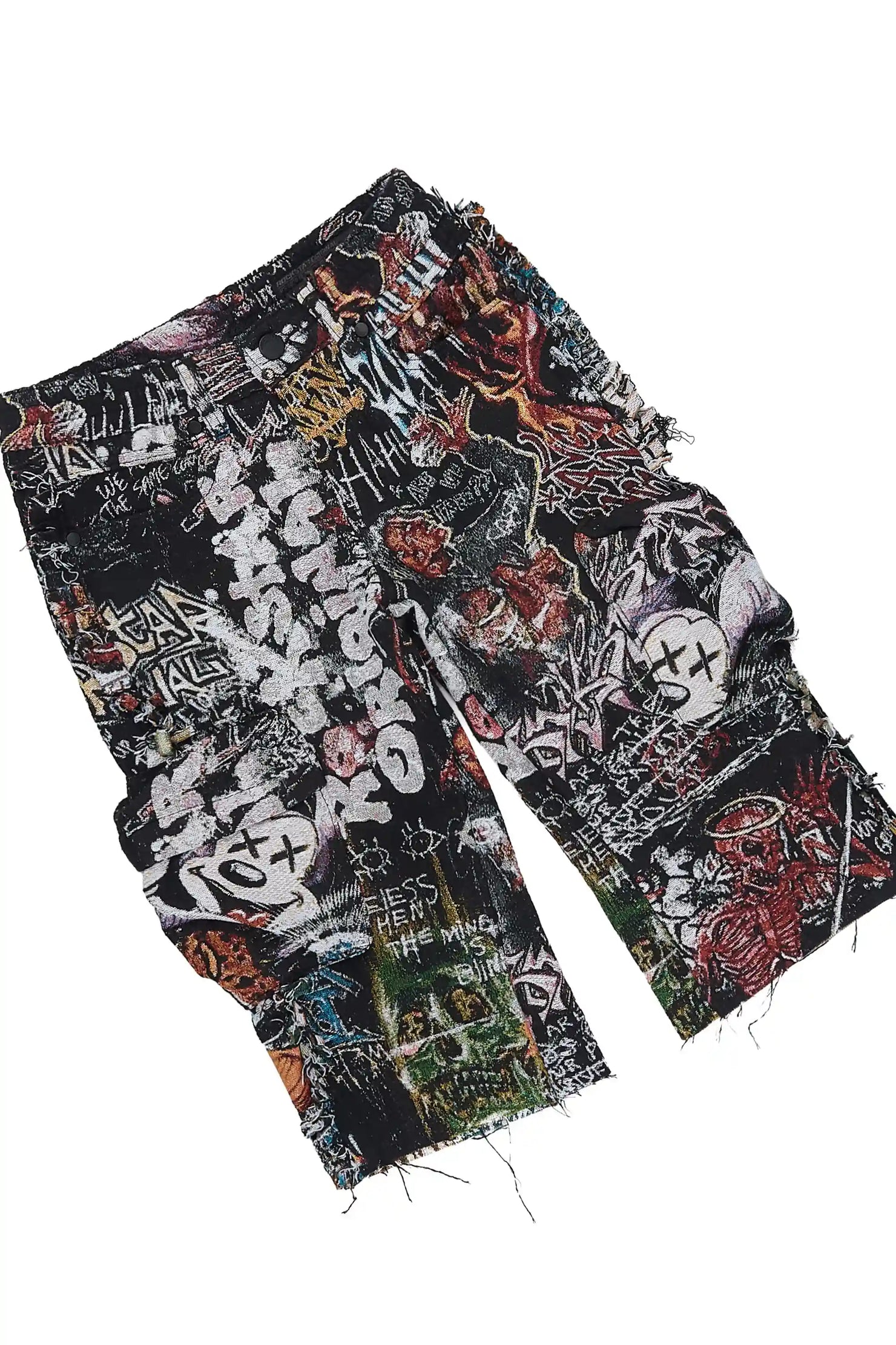 Boys Dejair Blue/Multi T-Shirt Short Set