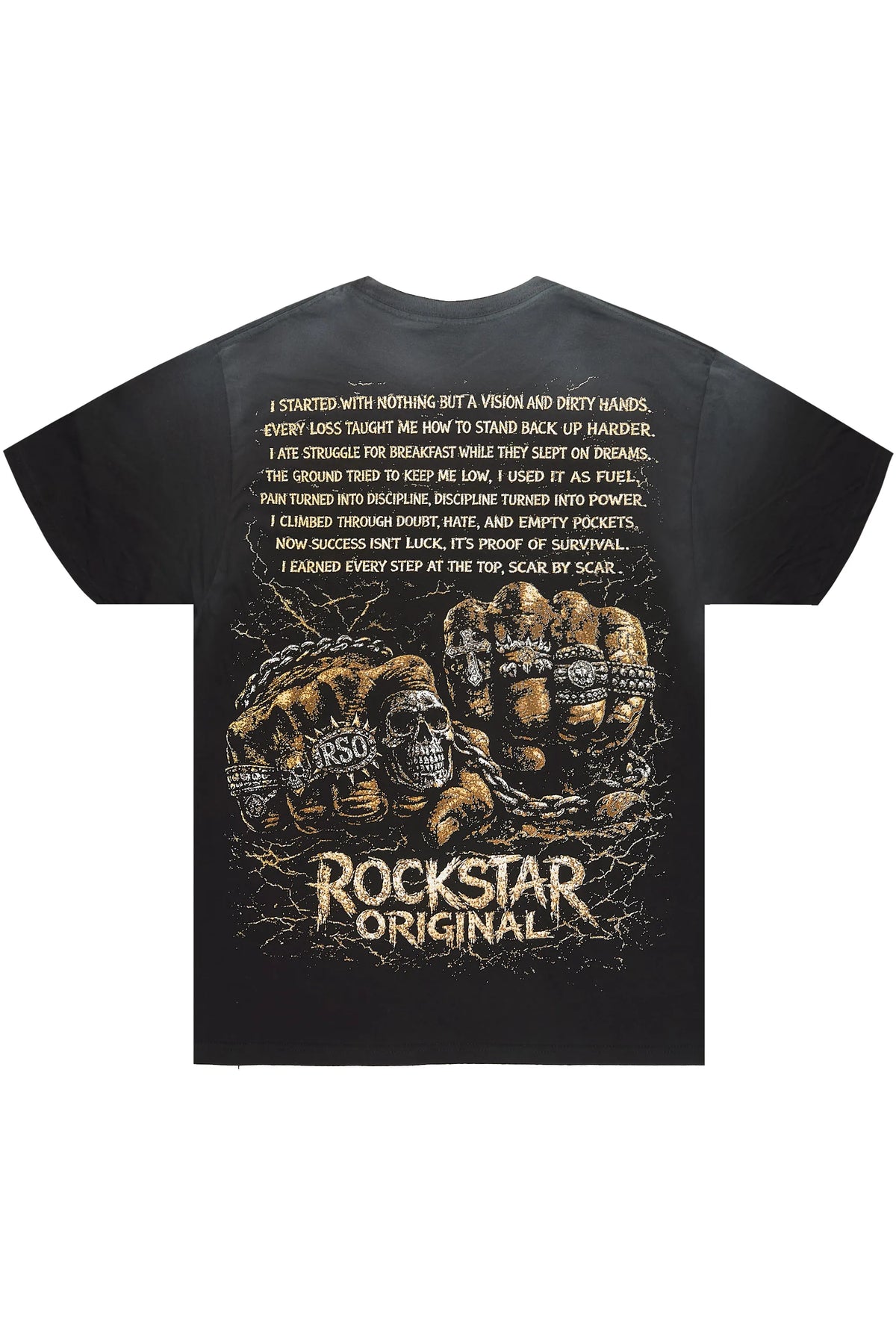 Sorrell Black Oversized Graphic T-Shirt