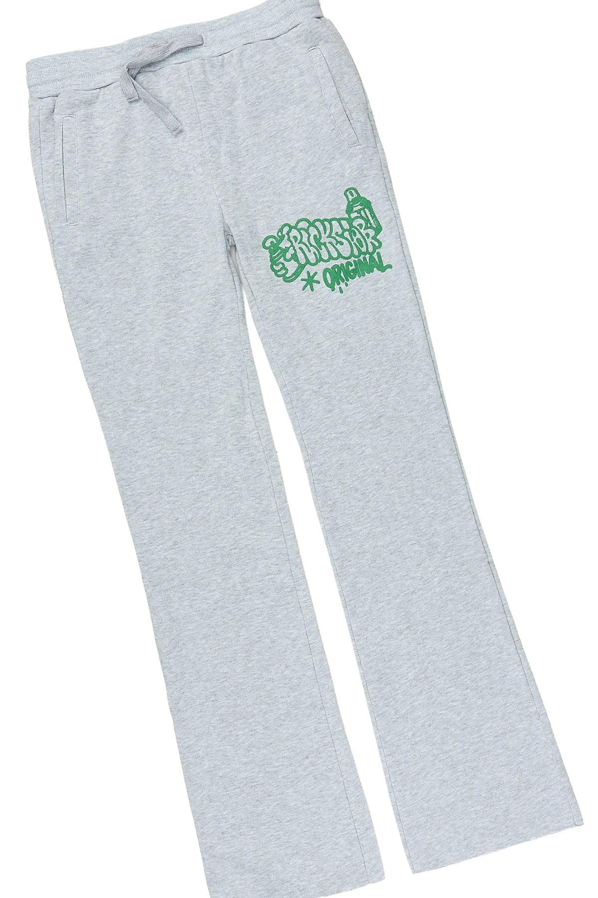 Boys Taurus Heather Grey Stacked Hoodie Track Set