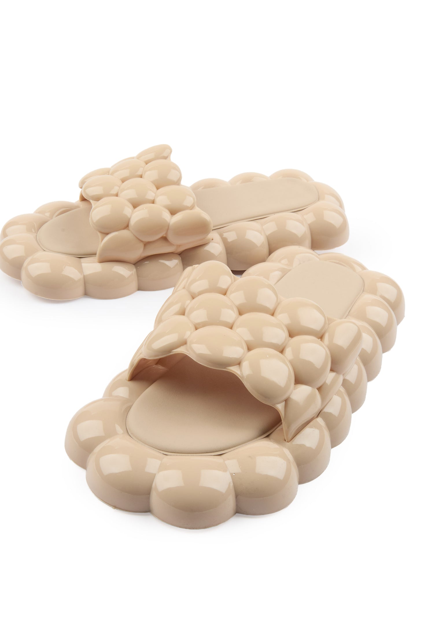 Jasmyne Nude Bubble Slides