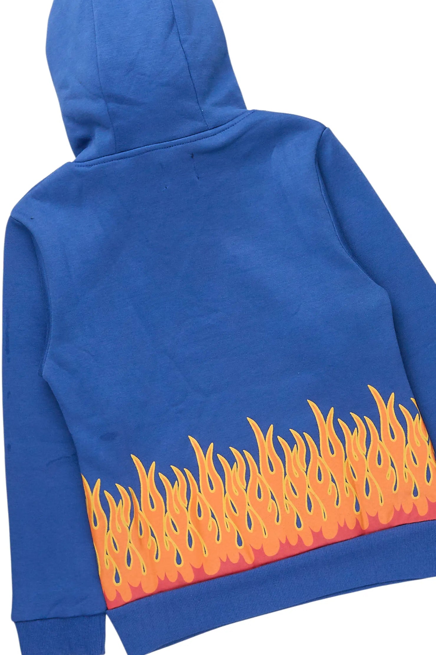 Boys Roeland Royal Hoodie & Gentry Blue Stacked Jean Set