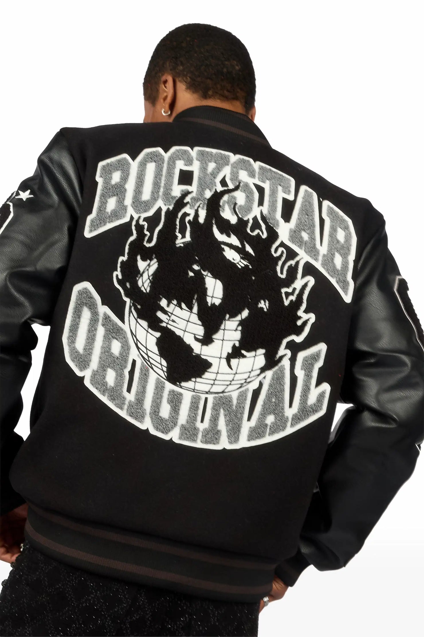 Gallant Black Varsity Jacket