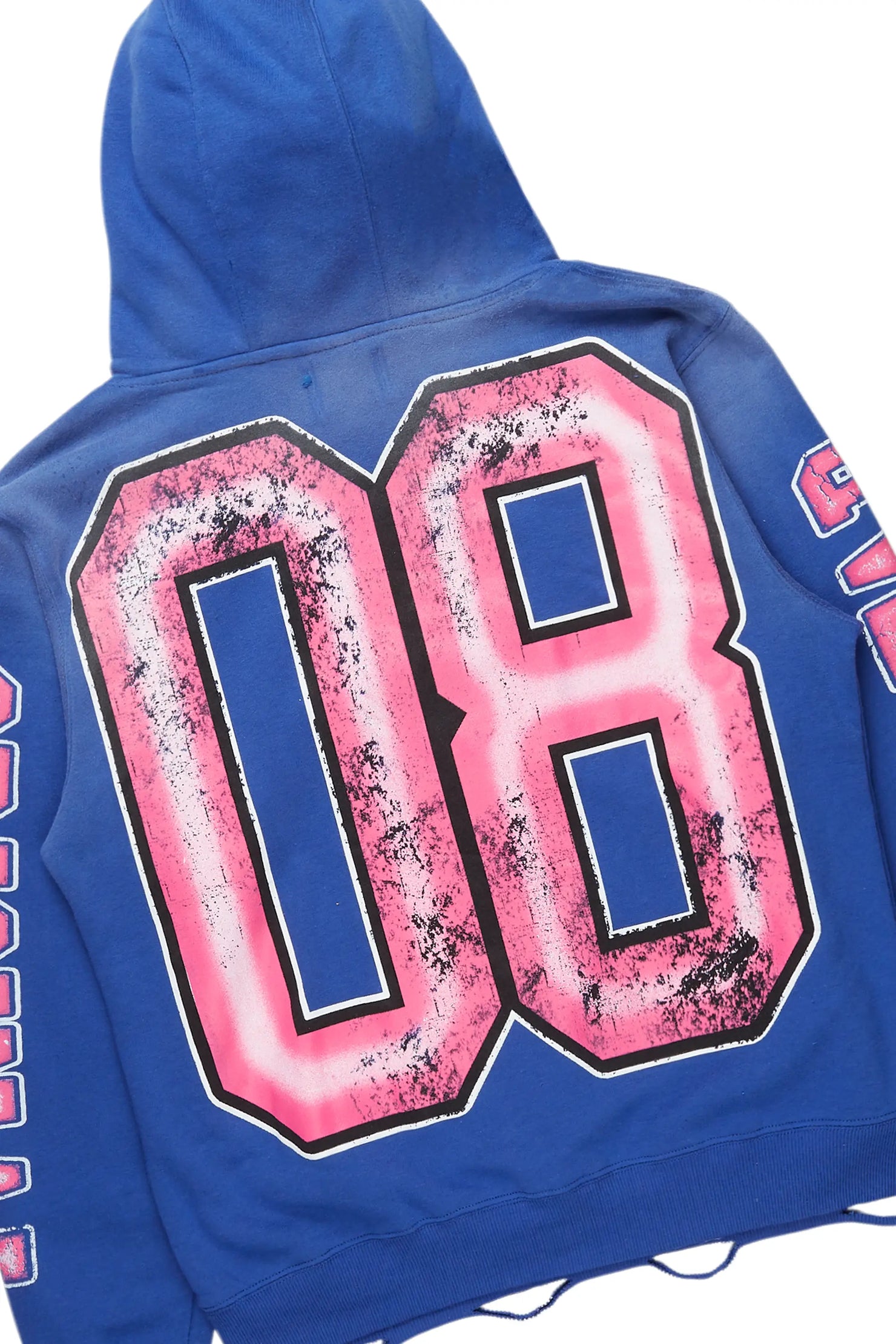 Fields Royal/Light Blue Hoodie/Super Stacked Flare Jean Bundle