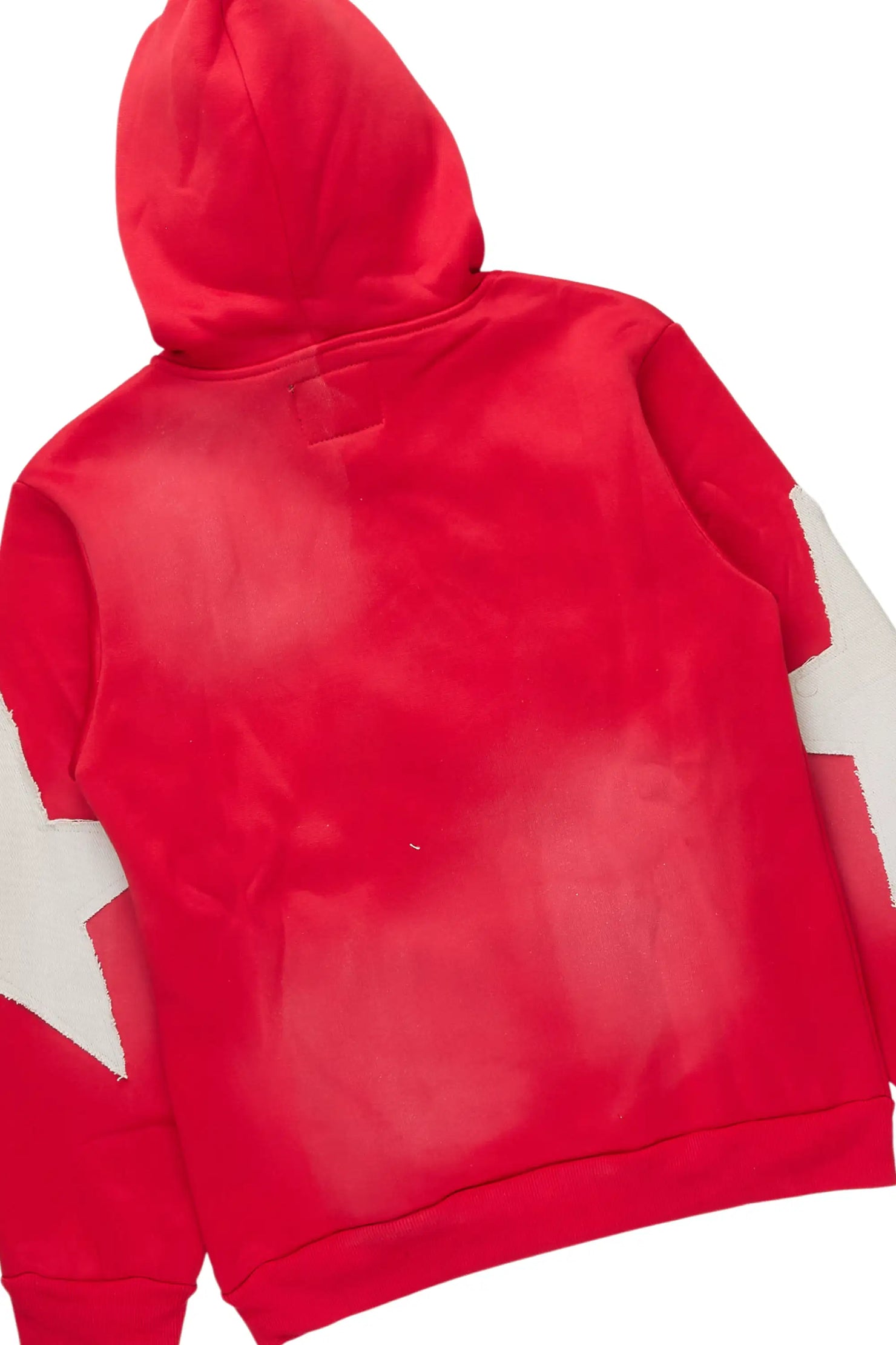 Boys States 2.0 Red/Heather Grey Stacked Hoodie Track Set