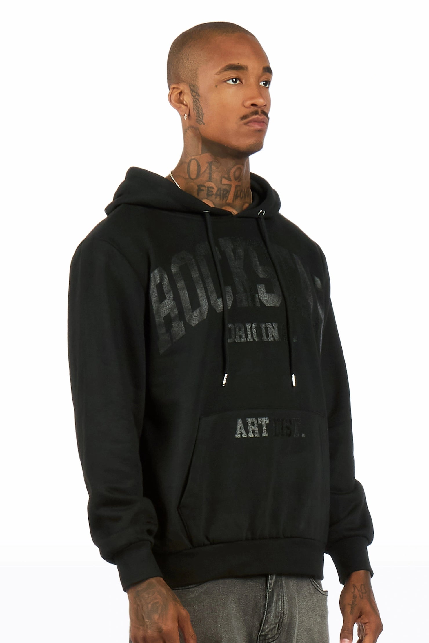 Nelly 3.0 Black Graphic Hoodie