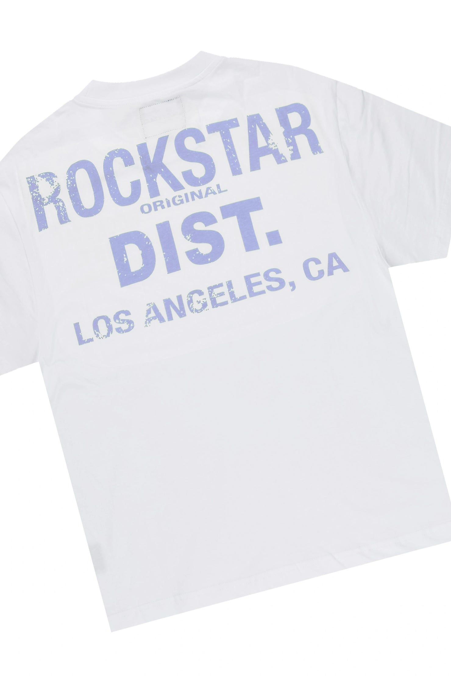 Girls Dalasia 2.0 White/Lavender T-Shirt Track Set