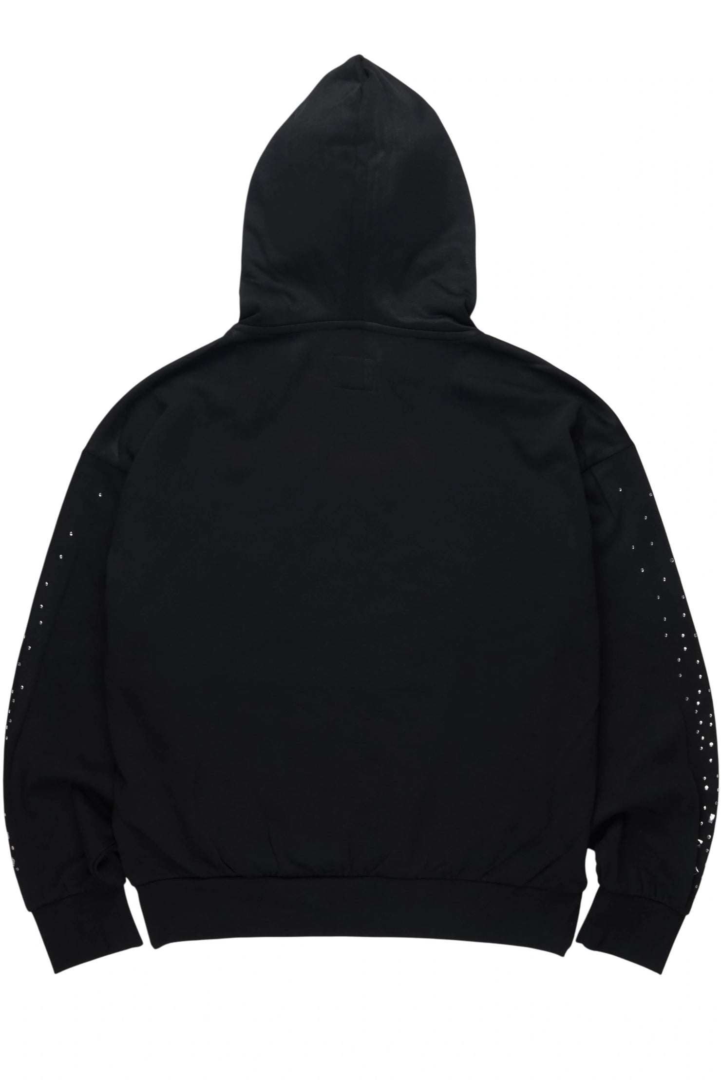 Twinkle Black/Clear Rhinestone Hoodie