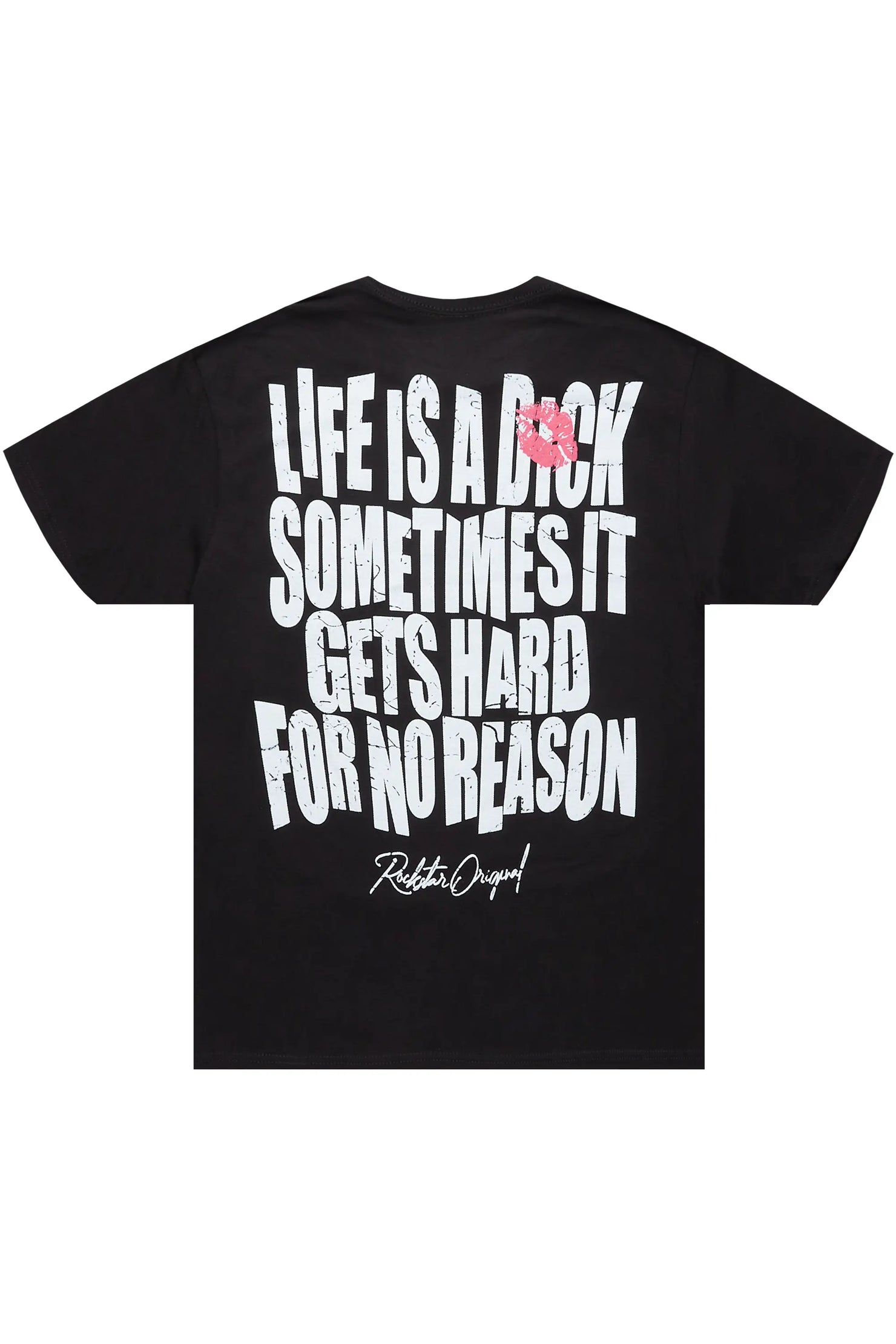 Too Serious Black Graphic T-Shirt