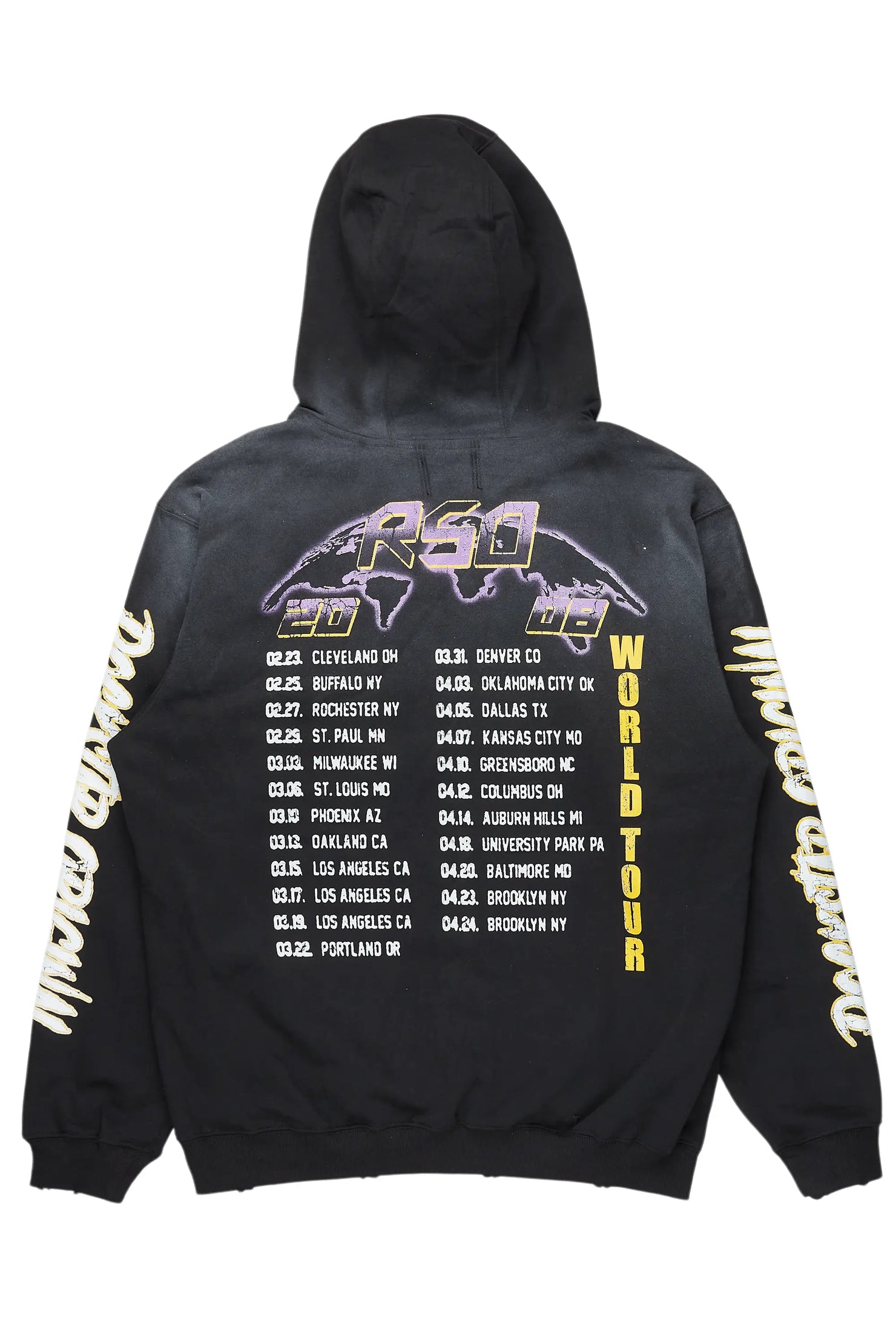 Amelie Black Graphic Hoodie