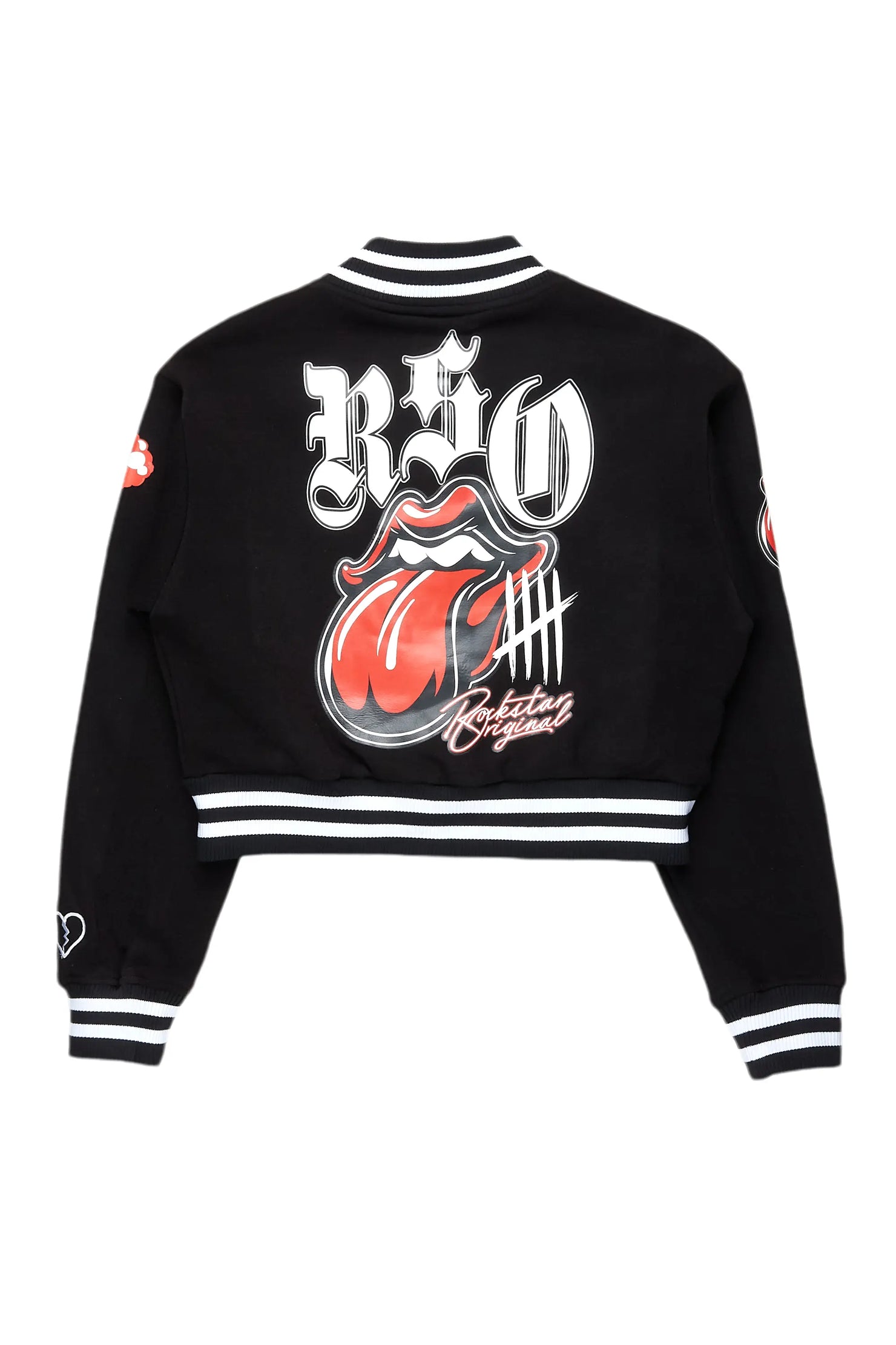 Eboni Black Varsity Jacket