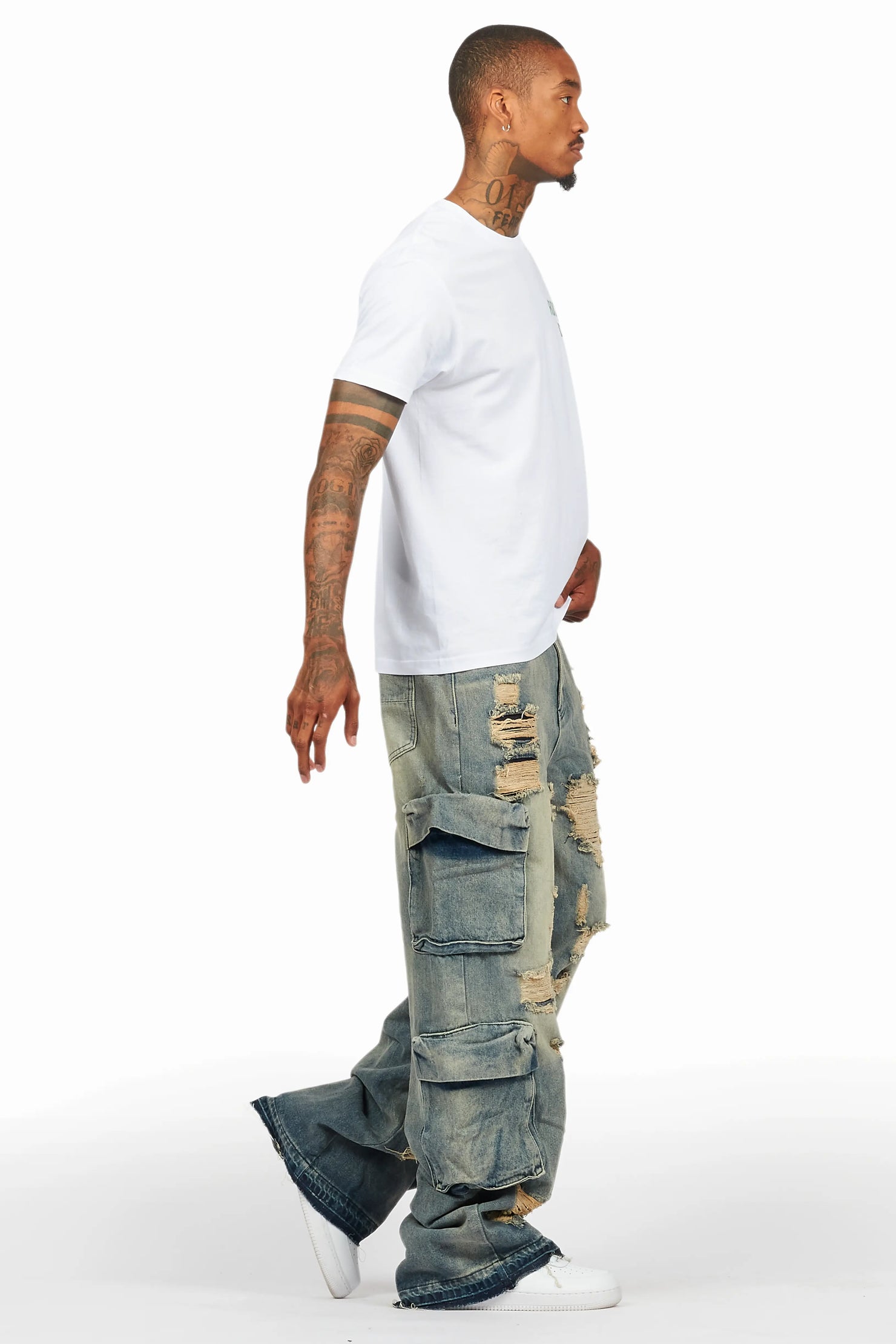 Peppe Blue Baggy Fit Jean