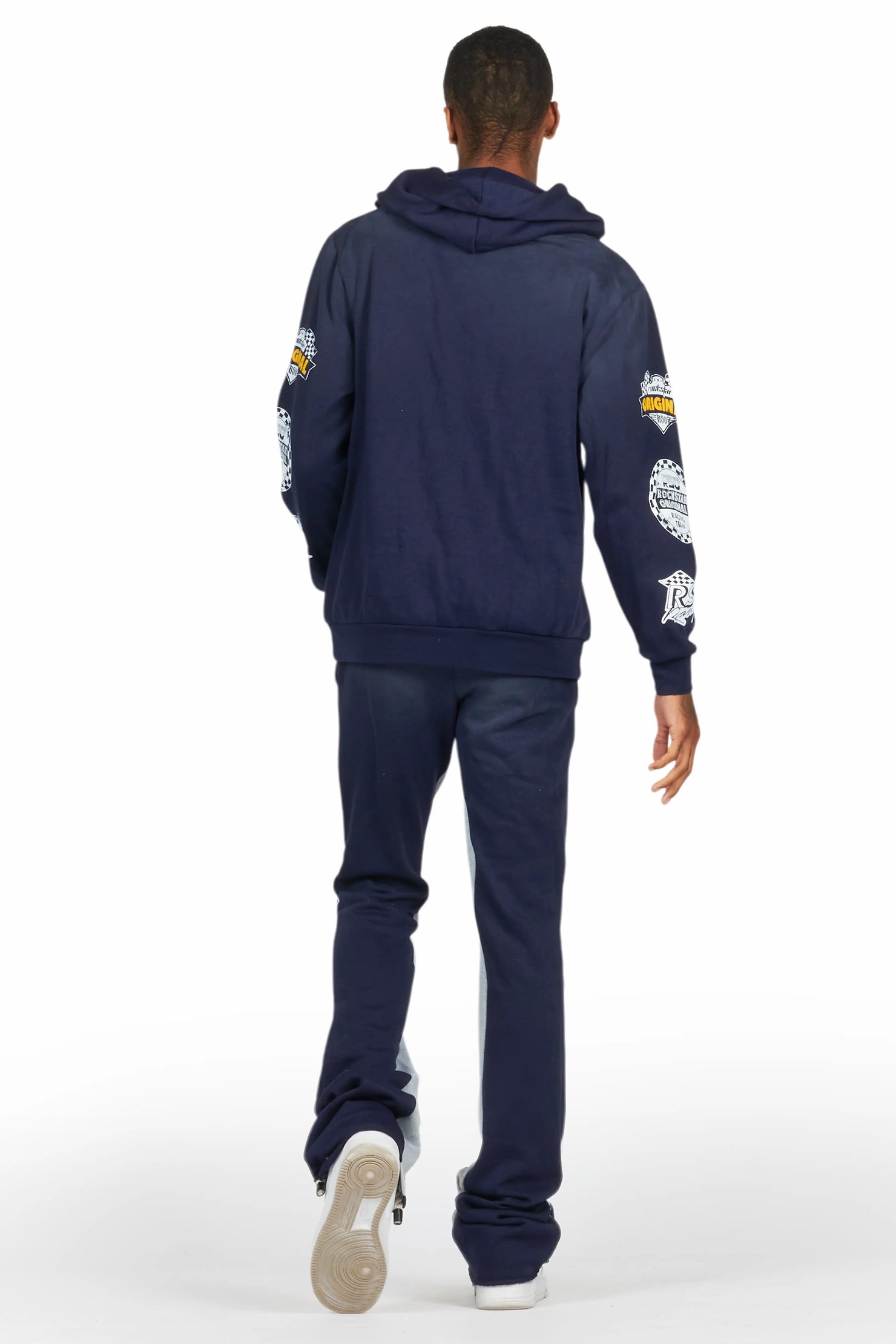 Racing Grung Navy Hoodie/Baggy Track Pant Set