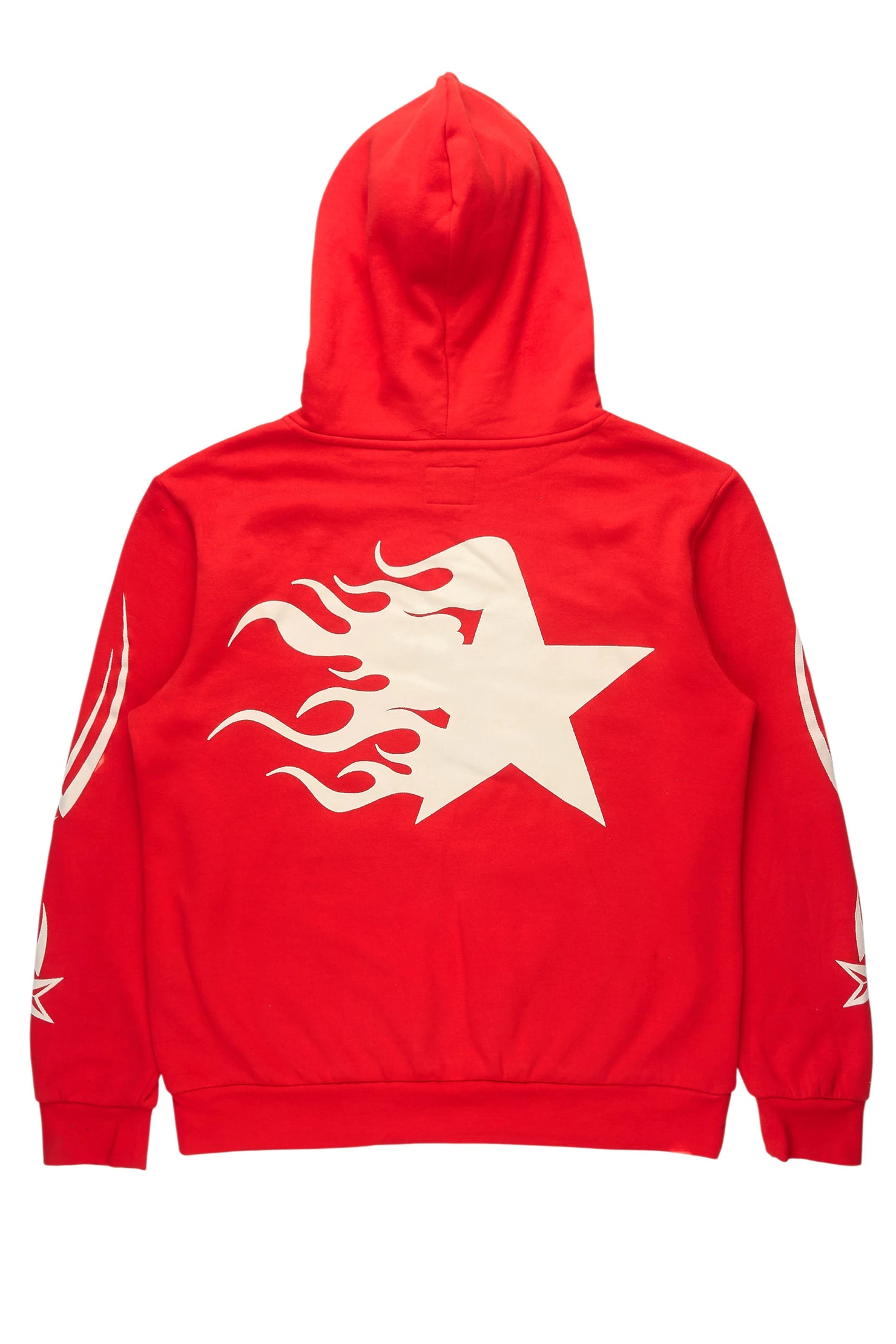 Pluton Red/Cream Graphic Hoodie