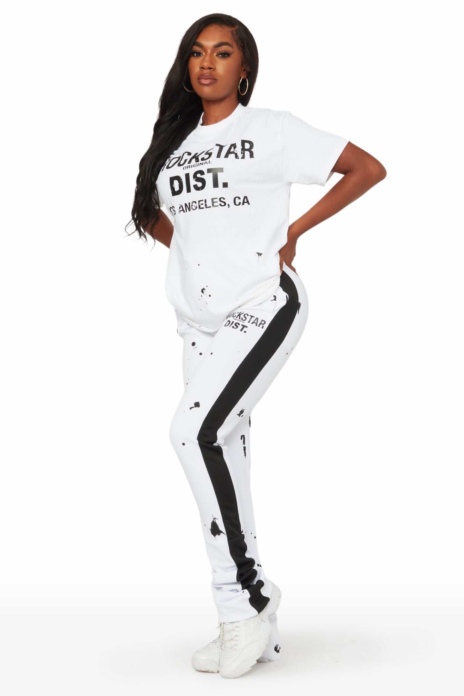 Bump It Up White/Black Super Stacked Trackset