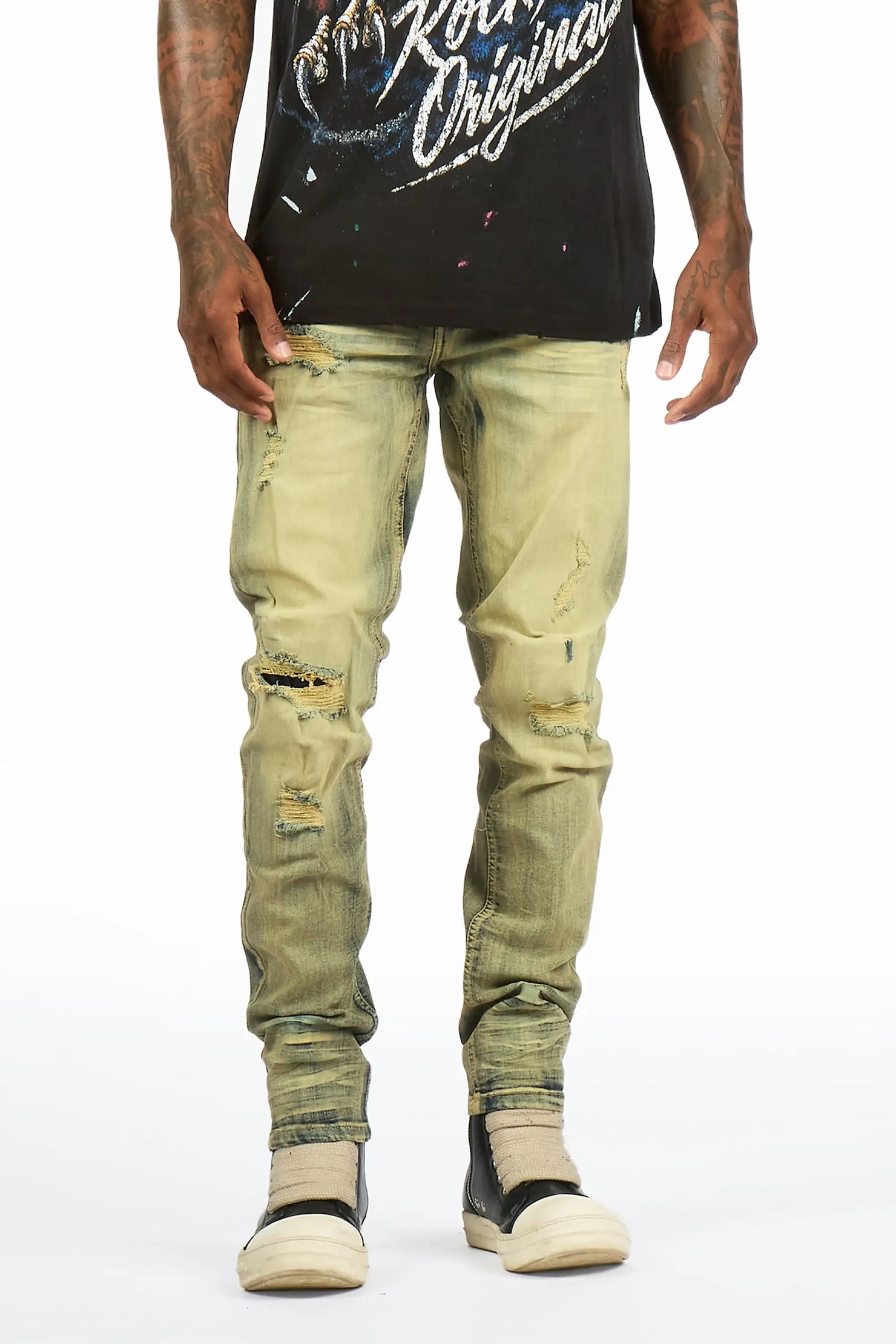 Enzi Dark Indijo Slim Fit Jean