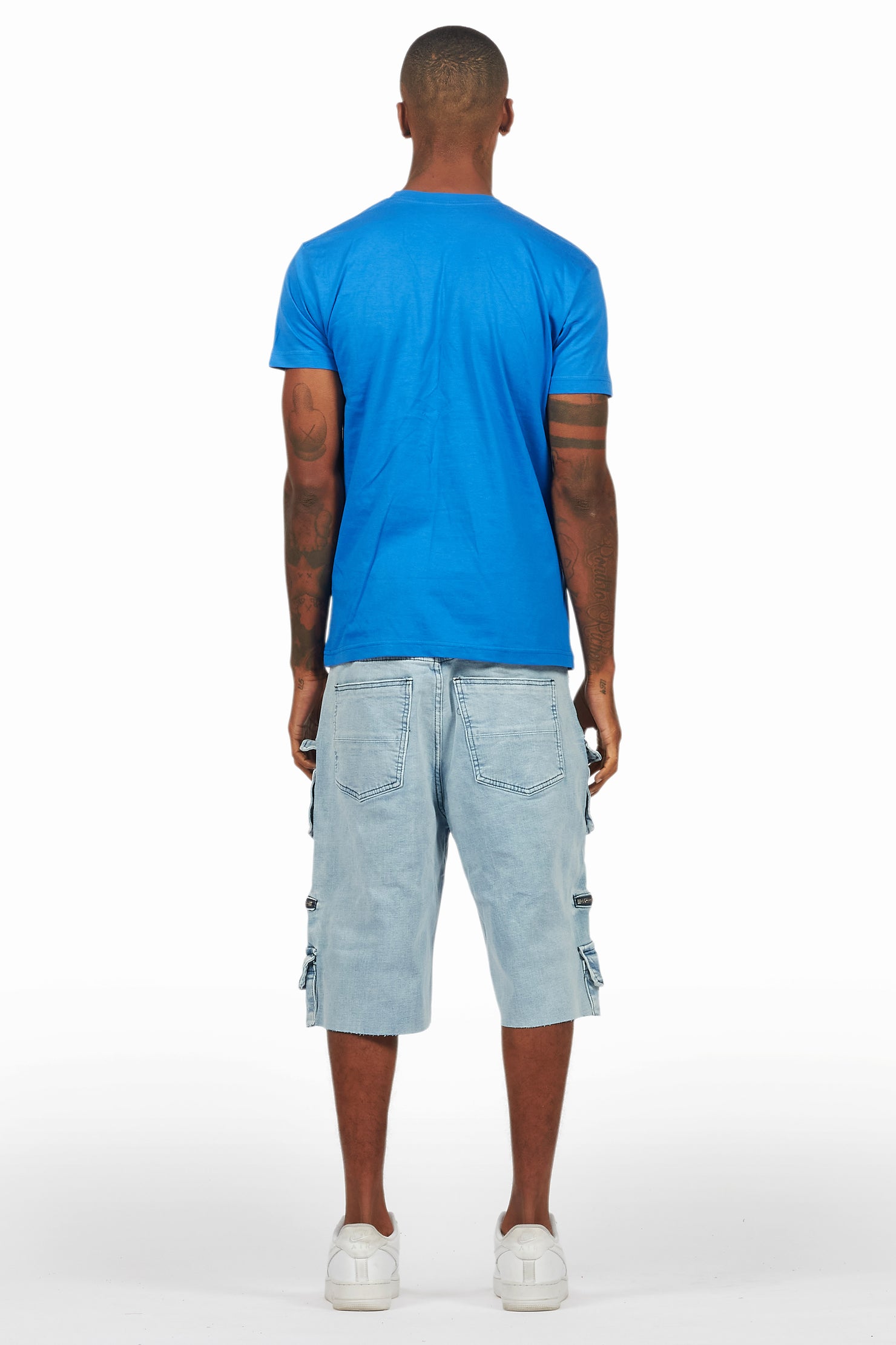 Kip Royal T-Shirt/Denim Short Set