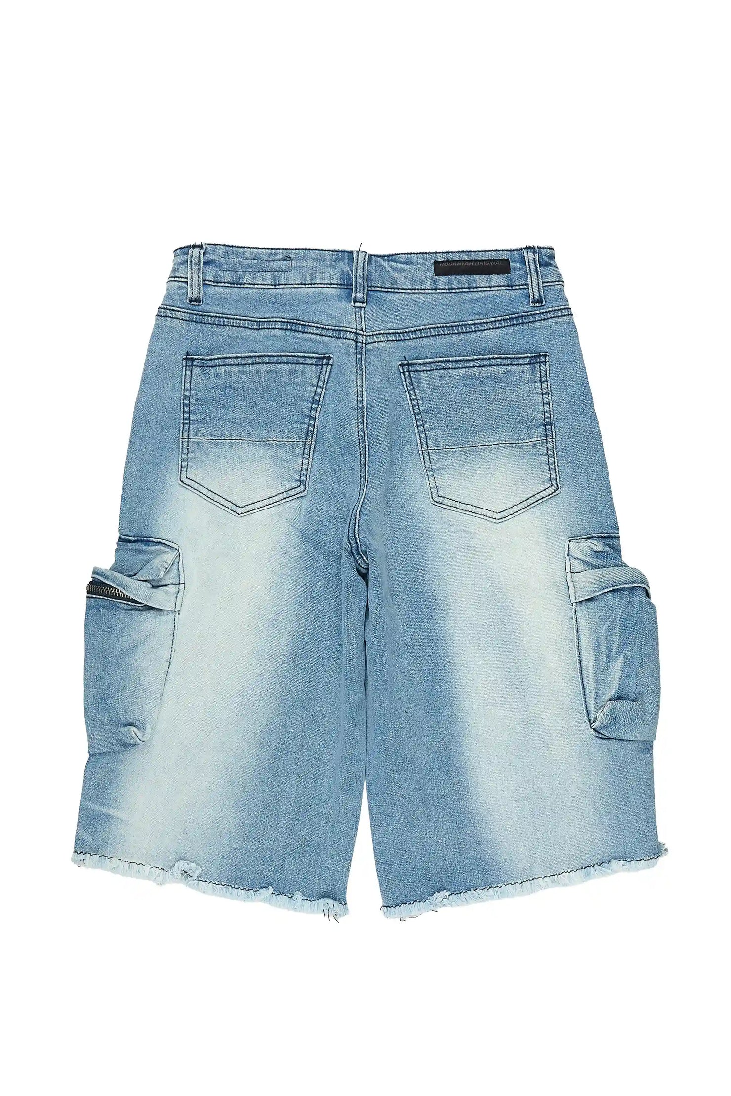 Boys Grand Light Wash Jort