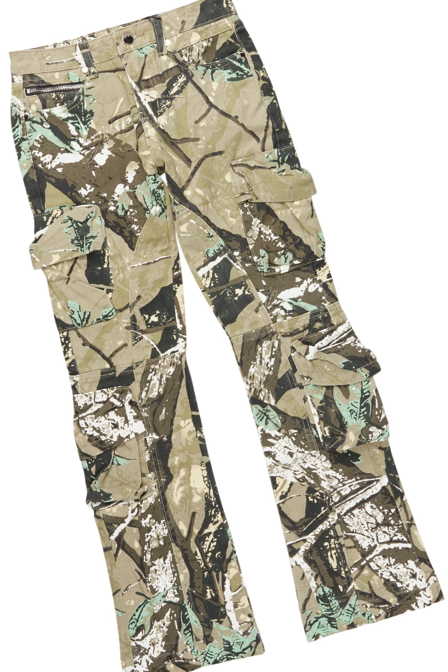 Boys Palmer Black Hoodie/Stacked Flare Jean Set