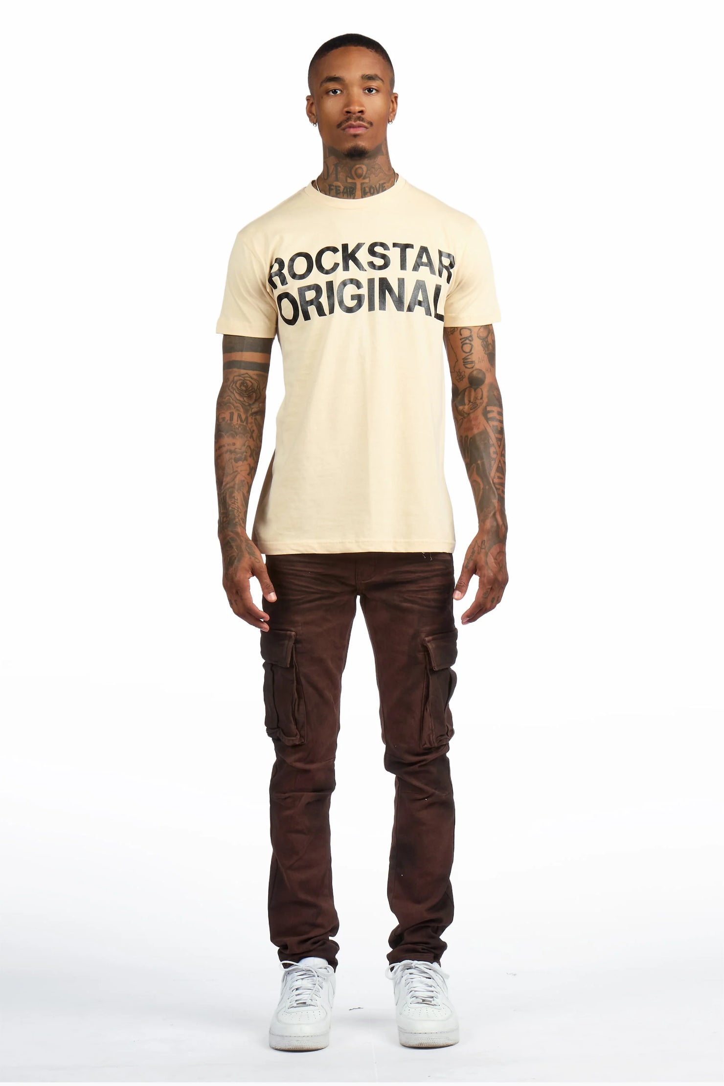 Cruz Dark Brown Slim Fit Jean
