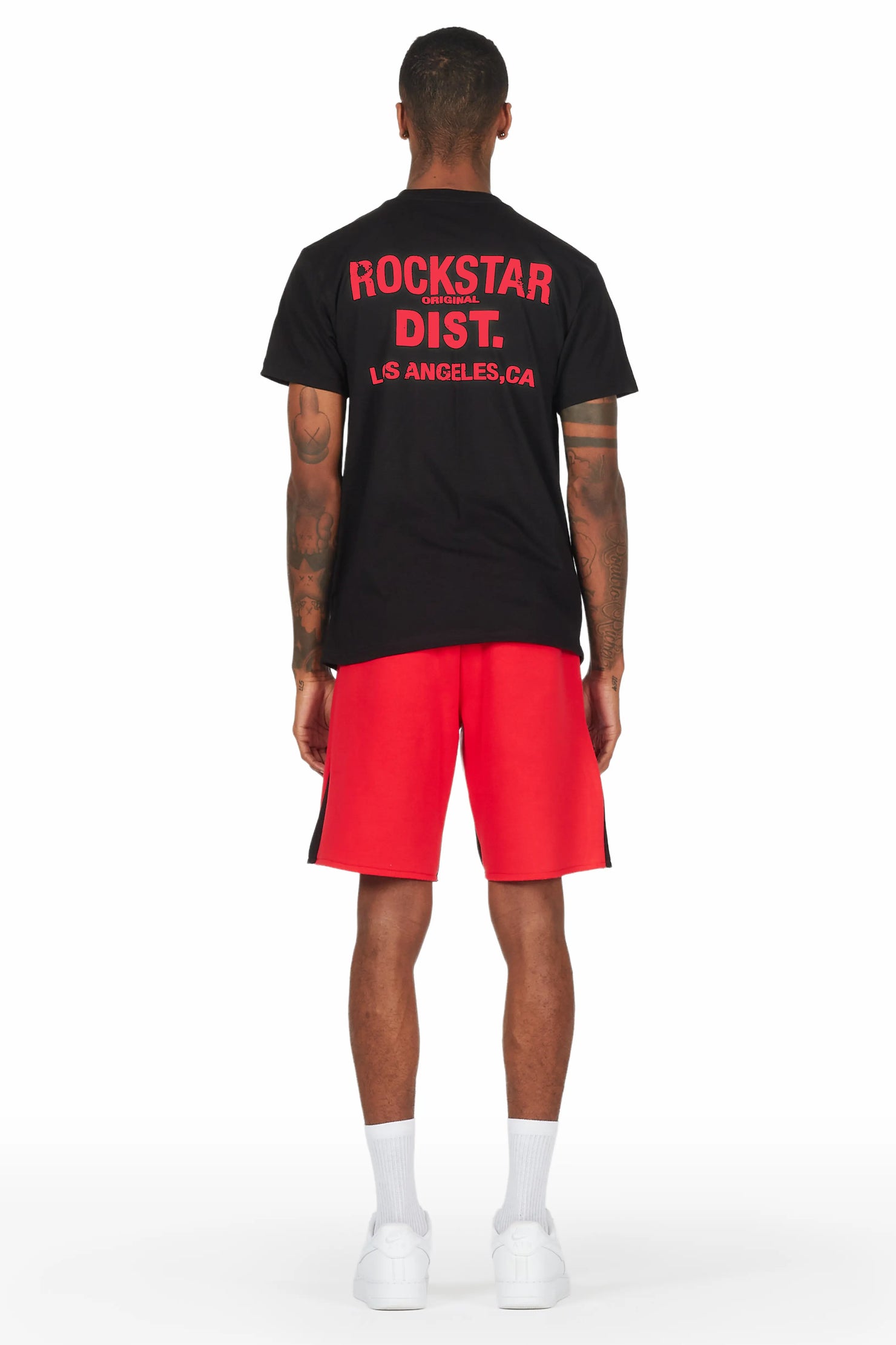 Buck 3.0 Black/Red T-Shirt Short Set