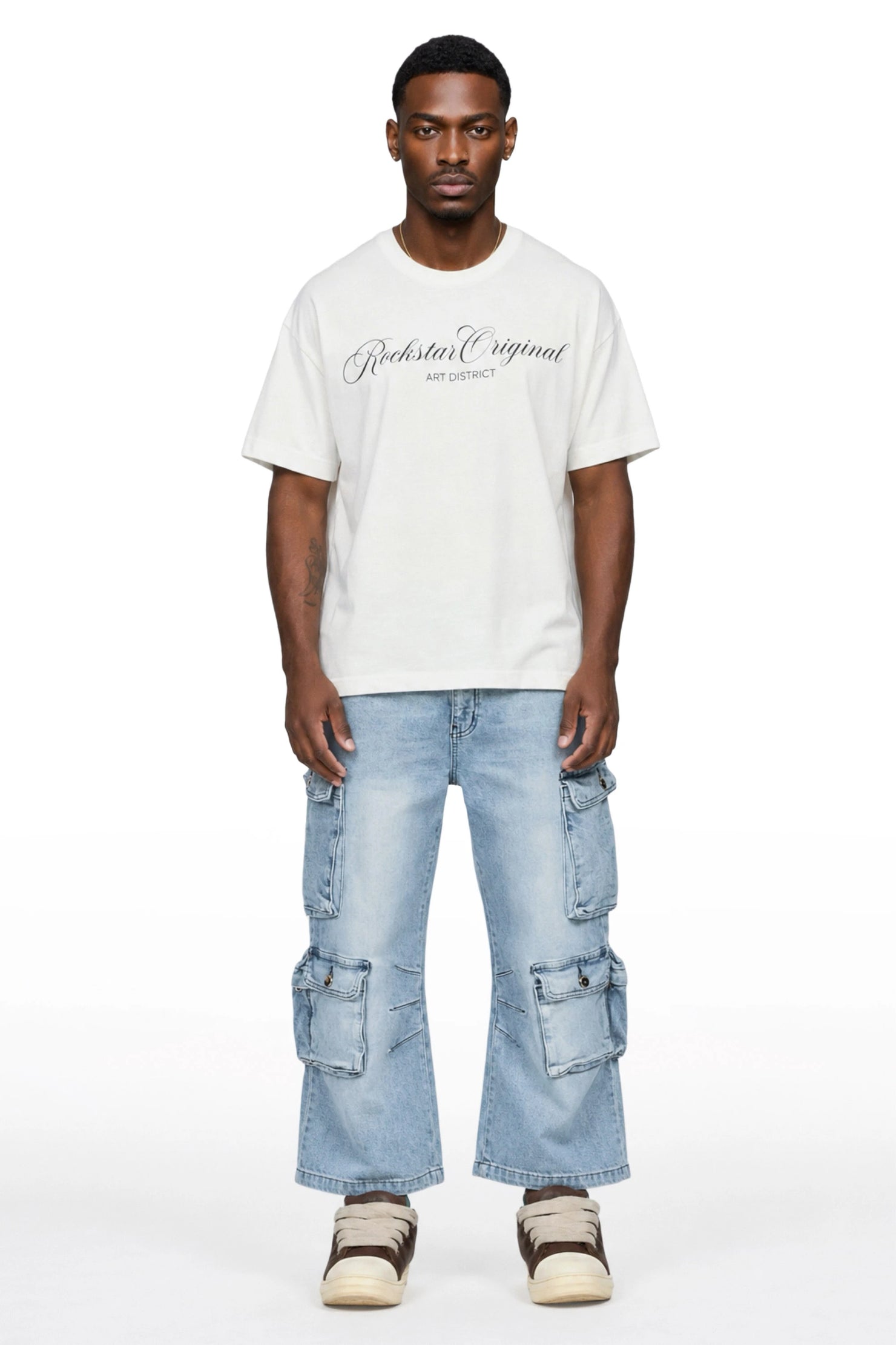 Cortie Blue Extra Long Jort
