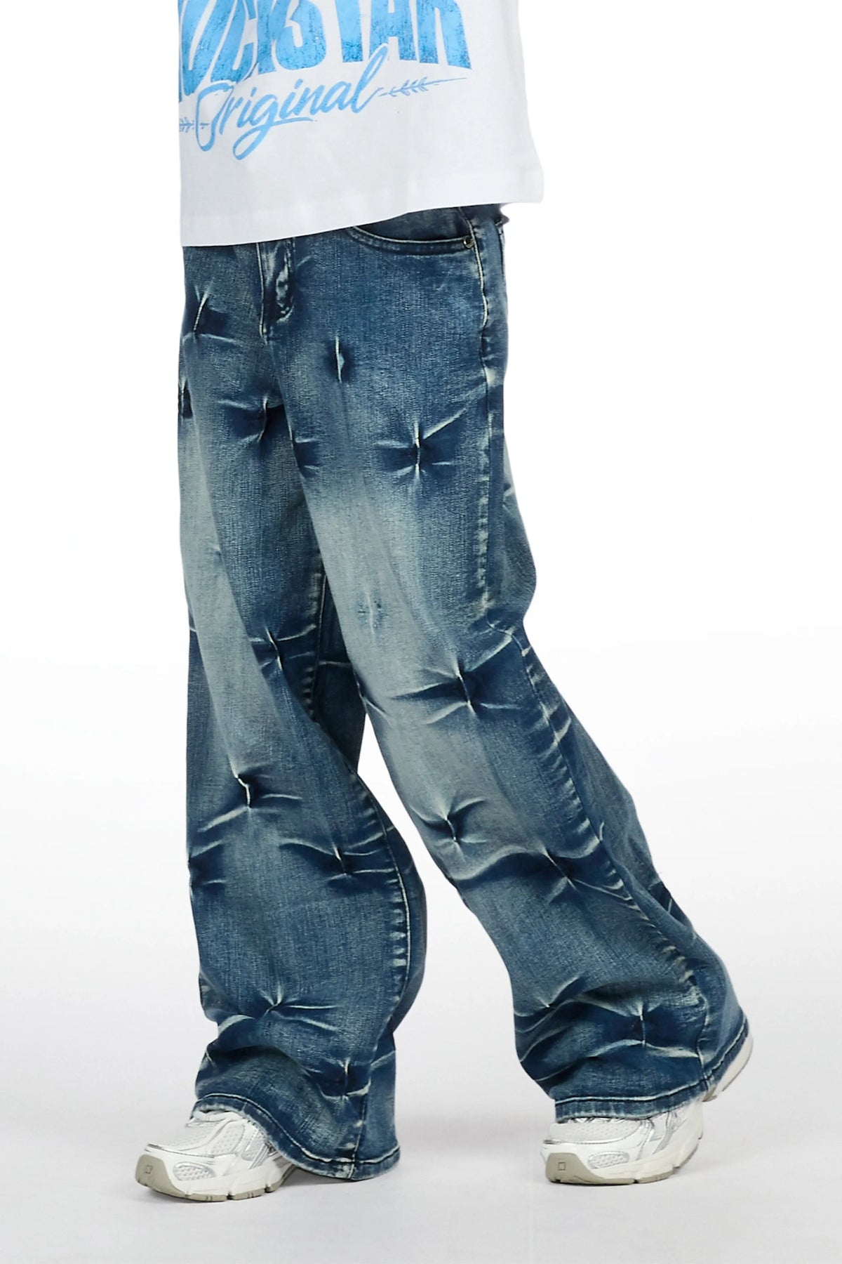 Girls Emiliana Light Wash Relaxed Fit Jean