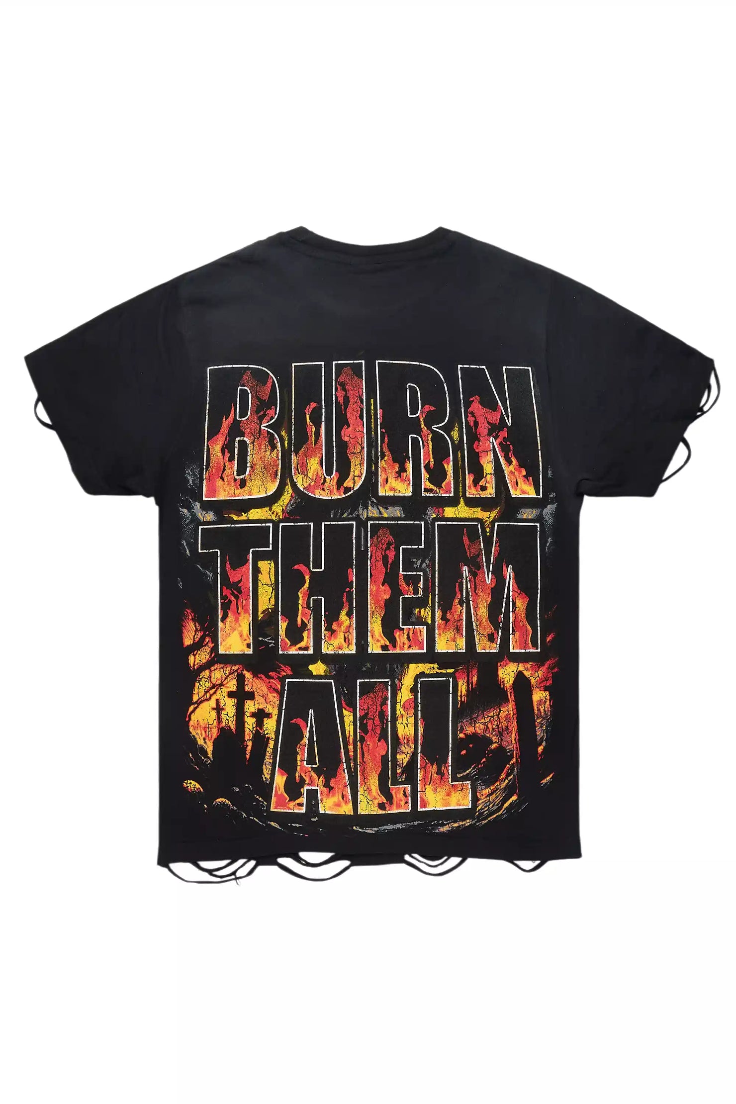 Flamer Black Graphic T-Shirt