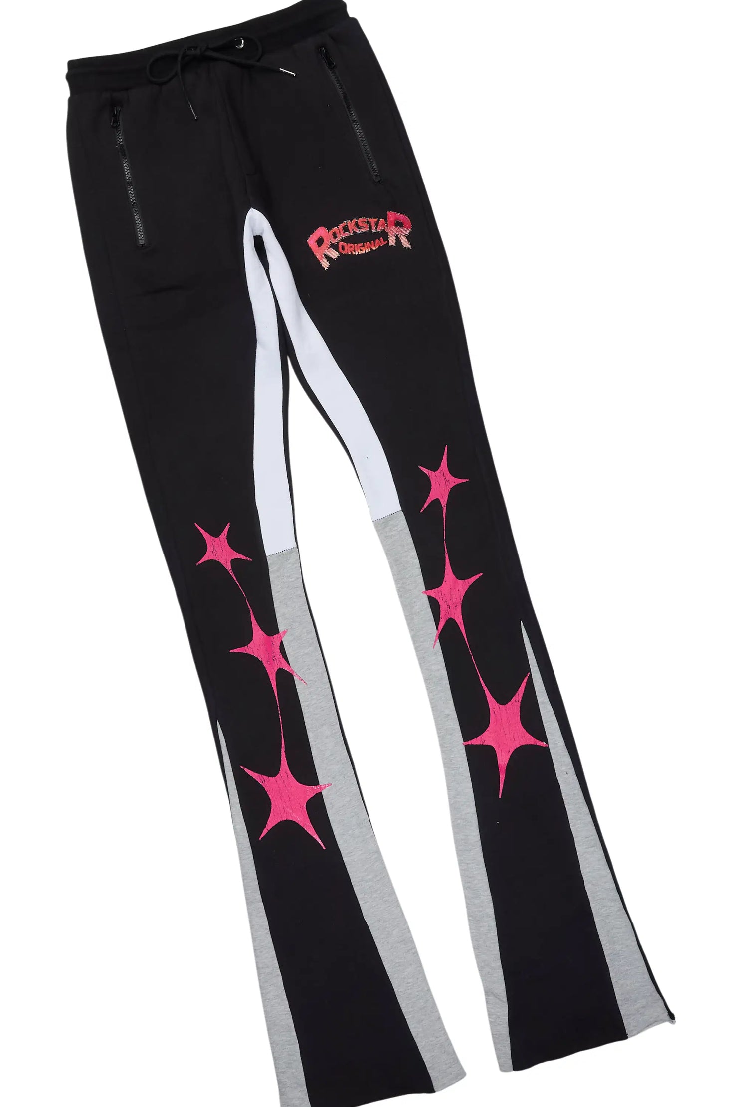 Trenzo Black/Fuchsia Hoodie/Super Stacked Track Set