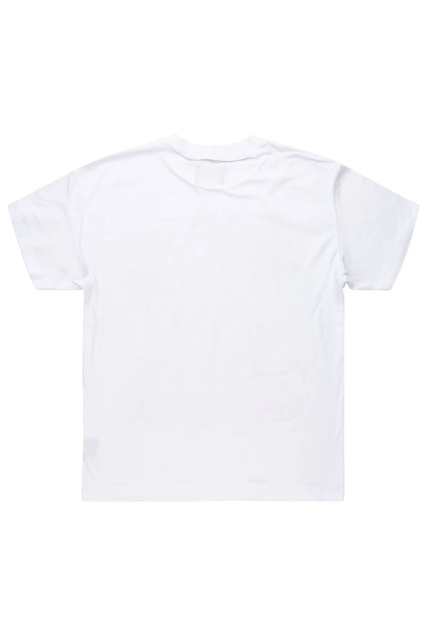 Axrian White Oversized Graphic T-Shirt