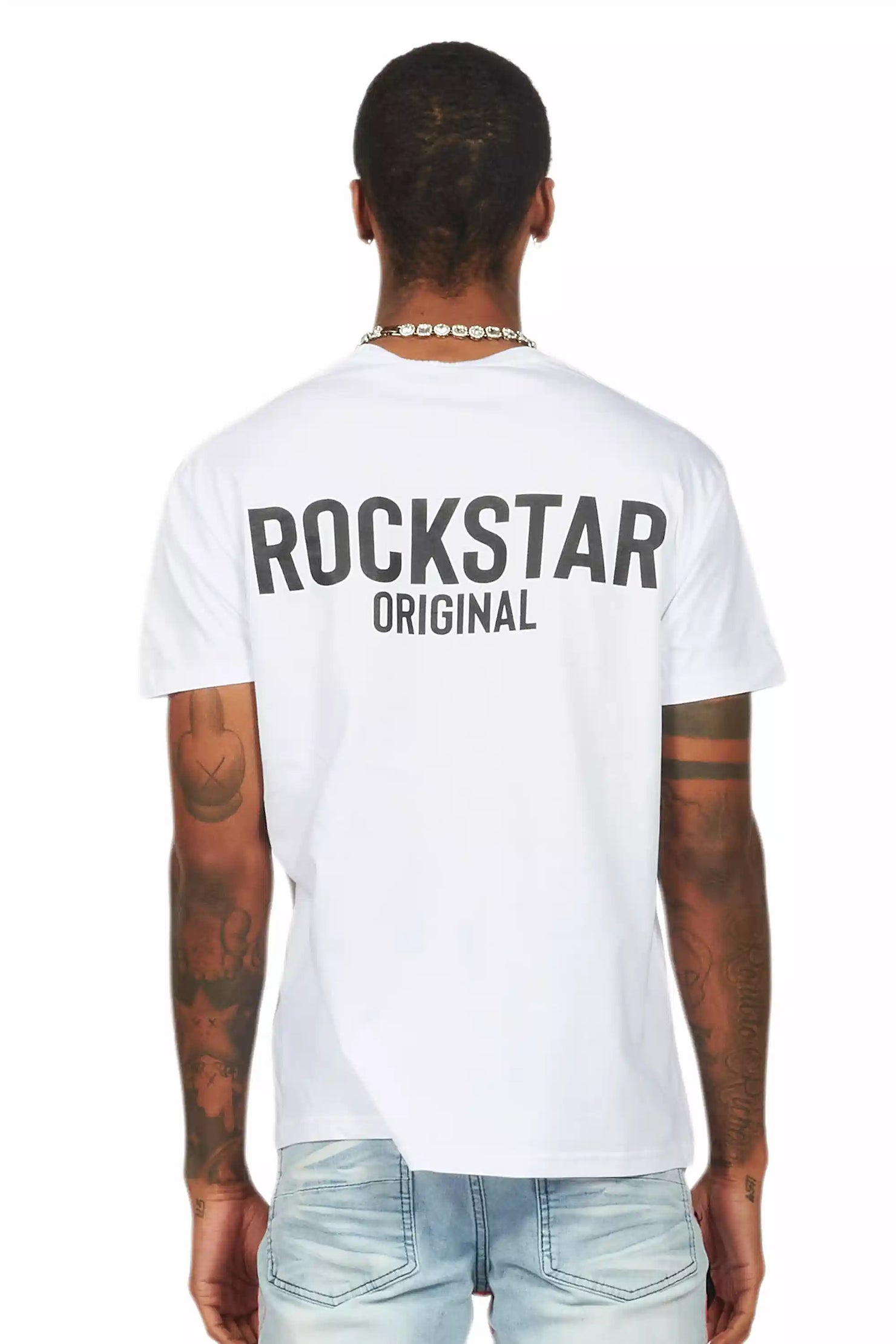 Sana White/Black Graphic T-Shirt